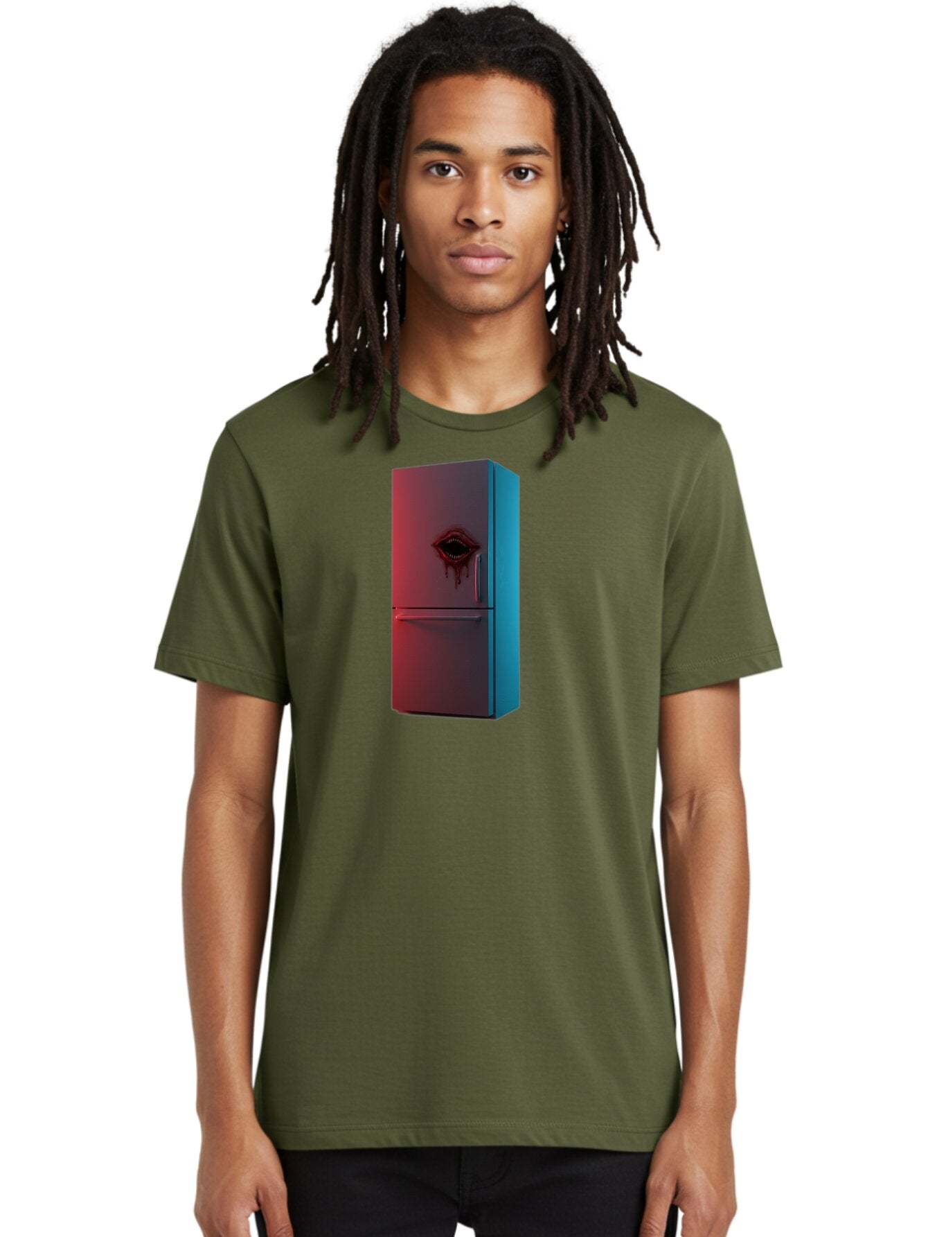 Fridge-With-Mouth Men'S Graphic Tee, 100% Cotton, Comfortable Casual Summer Wear, Machine Washable, Vintage Camera, Old Camera, Antique Camera, Black Camera, Classic Photography, Photography Equipment, Nostalgic Device, Film Camera, Camera Art Bao437 19