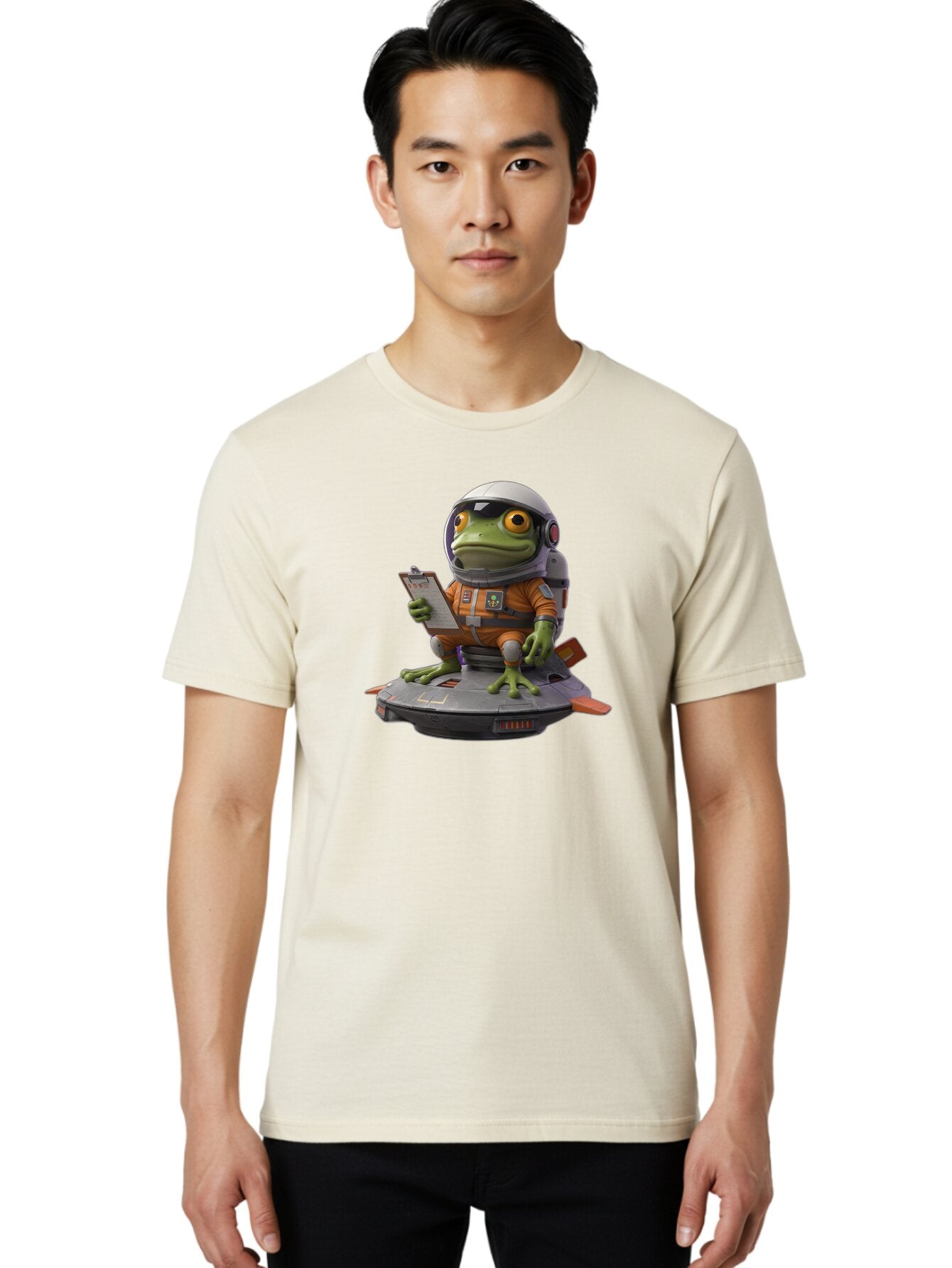 Frog-Astronaut Men'S Graphic Tee, 100% Cotton, Comfortable Casual Summer Wear, Machine Washable, Vintage Camera, Old Camera, Antique Camera, Black Camera, Classic Photography, Photography Equipment, Nostalgic Device, Film Camera, Camera Art Bao438 24