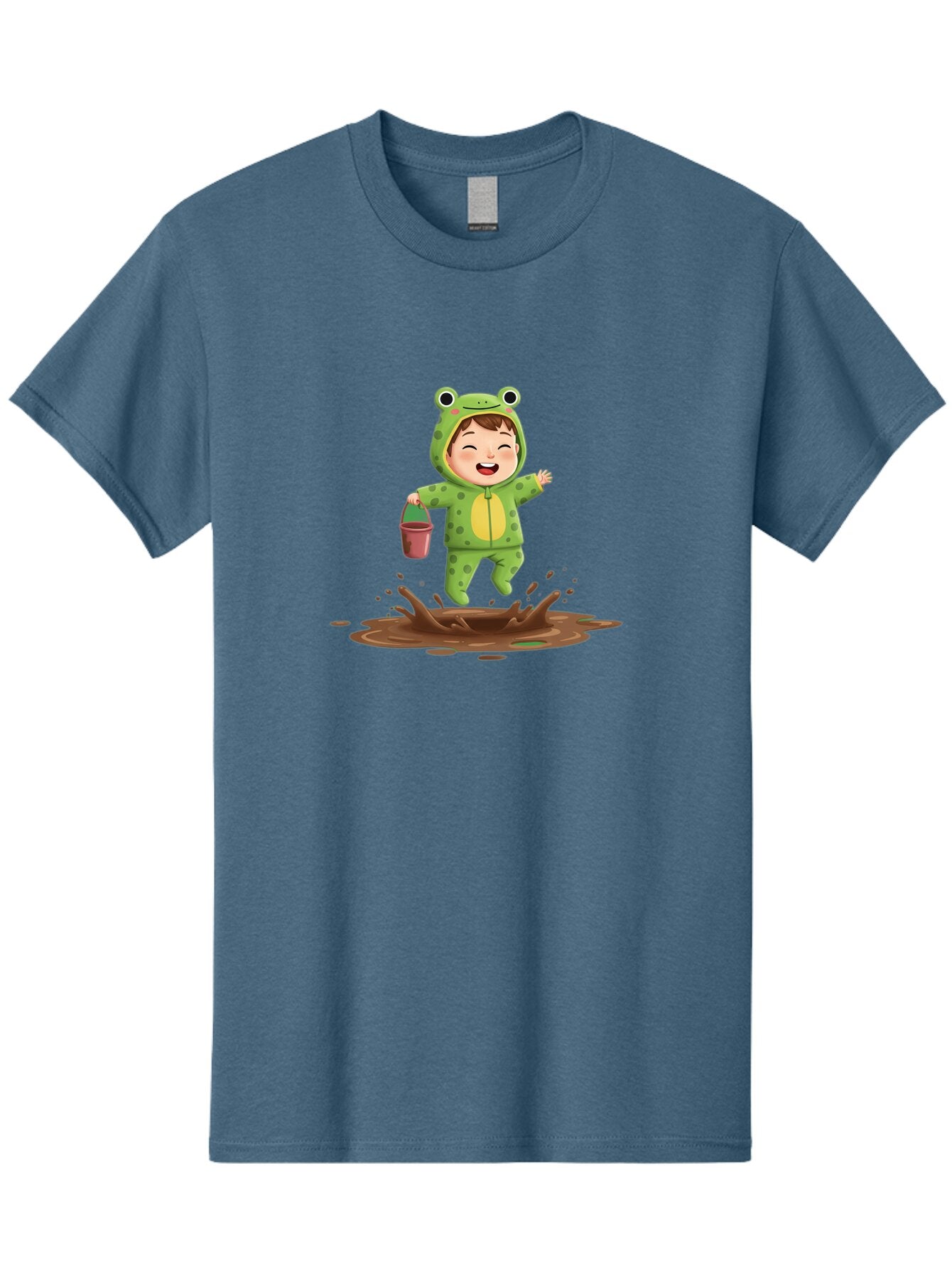 Frog-Costume-Boy-Playing-In-Mud Men'S Graphic Tee, 100% Cotton, Comfortable Casual Summer Wear, Machine Washable, Vintage Camera, Old Camera, Antique Camera, Black Camera, Classic Photography, Photography Equipment, Nostalgic Device, Bao439 15