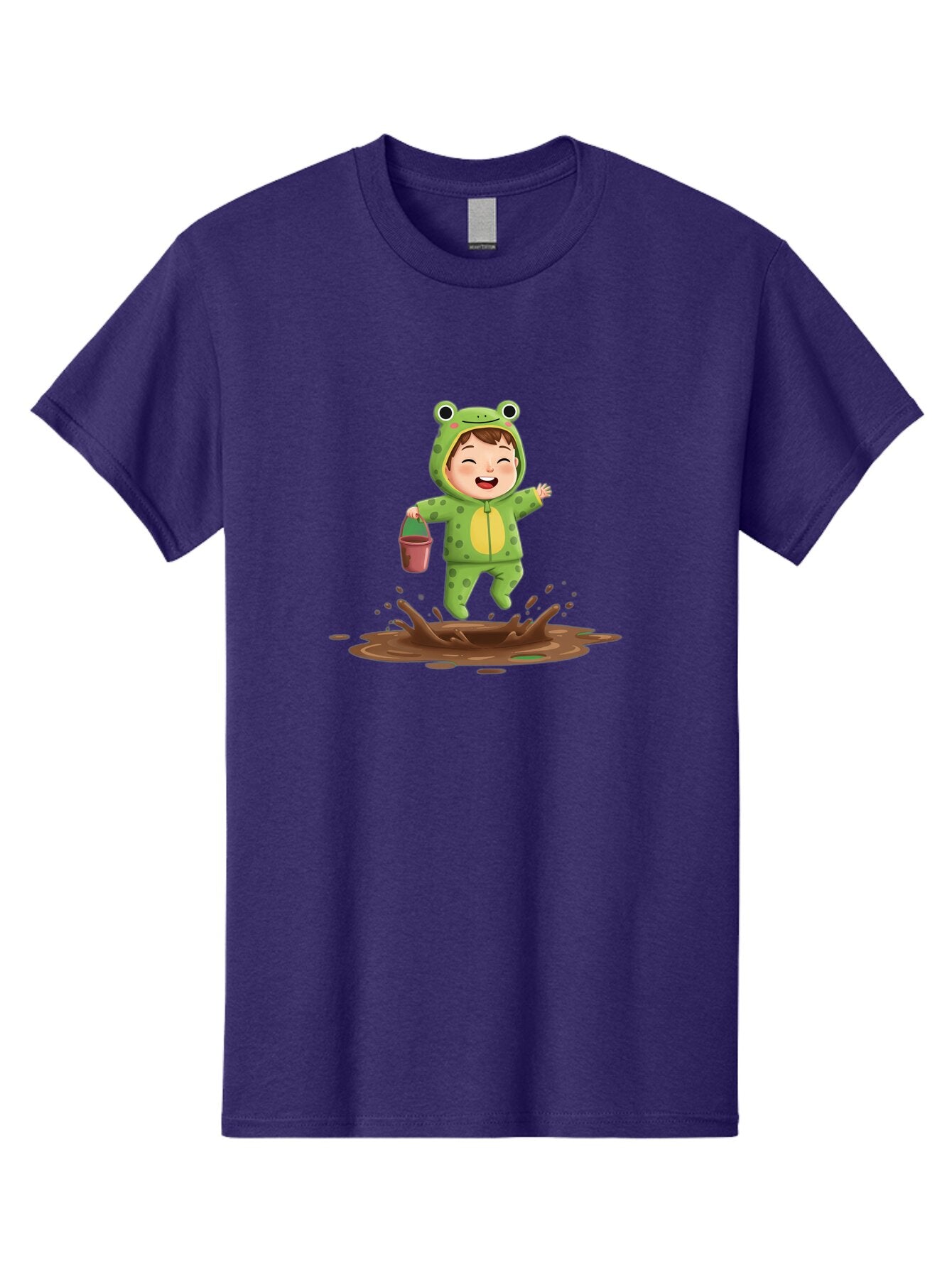 Frog-Costume-Boy-Playing-In-Mud Men'S Graphic Tee, 100% Cotton, Comfortable Casual Summer Wear, Machine Washable, Vintage Camera, Old Camera, Antique Camera, Black Camera, Classic Photography, Photography Equipment, Nostalgic Device, Bao439 12