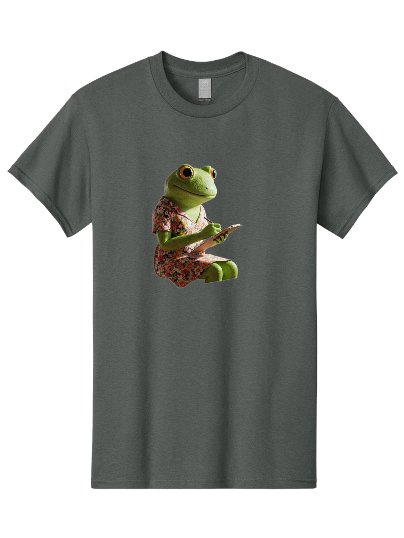 Frog-In-Floral-Dress Men'S Graphic Tee, 100% Cotton, Comfortable Casual Summer Wear, Machine Washable, Vintage Camera, Old Camera, Antique Camera, Black Camera, Classic Photography, Photography Equipment, Nostalgic Device, Film Camera, Bao440 8