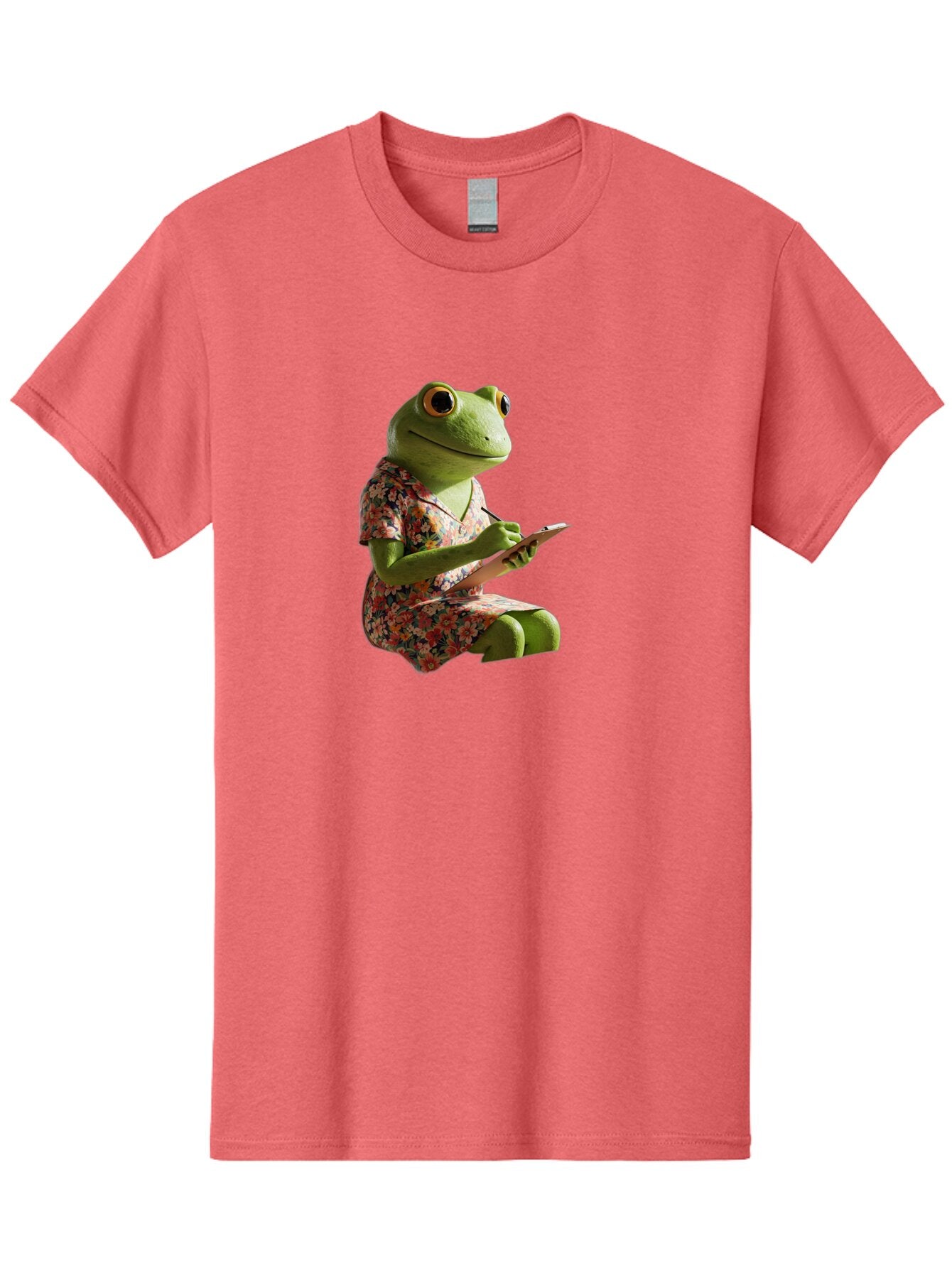 Frog-In-Floral-Dress Men'S Graphic Tee, 100% Cotton, Comfortable Casual Summer Wear, Machine Washable, Vintage Camera, Old Camera, Antique Camera, Black Camera, Classic Photography, Photography Equipment, Nostalgic Device, Film Camera, Bao440 4