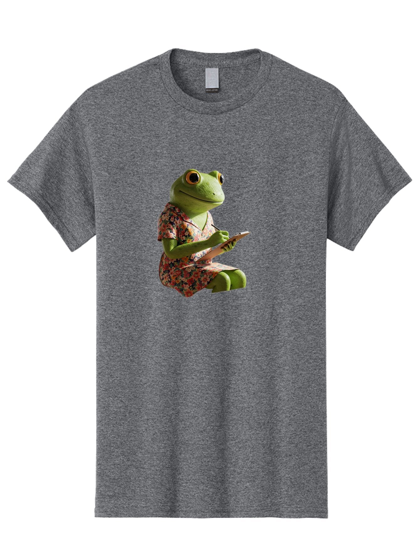 Frog-In-Floral-Dress Men'S Graphic Tee, 100% Cotton, Comfortable Casual Summer Wear, Machine Washable, Vintage Camera, Old Camera, Antique Camera, Black Camera, Classic Photography, Photography Equipment, Nostalgic Device, Film Camera, Bao440 15