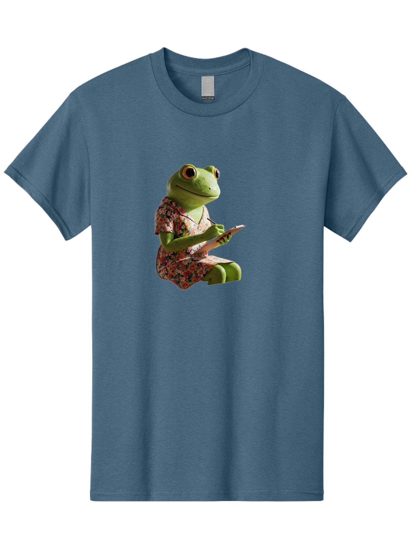 Frog-In-Floral-Dress Men'S Graphic Tee, 100% Cotton, Comfortable Casual Summer Wear, Machine Washable, Vintage Camera, Old Camera, Antique Camera, Black Camera, Classic Photography, Photography Equipment, Nostalgic Device, Film Camera, Bao440