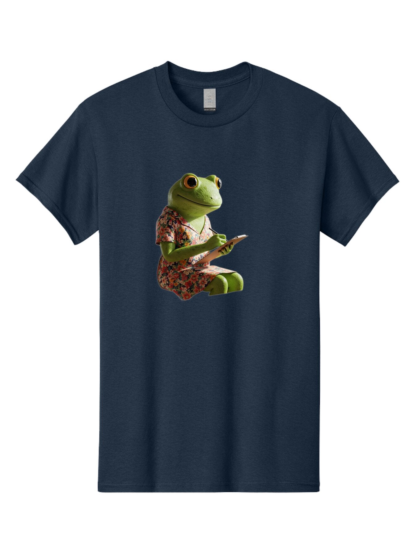 Frog-In-Floral-Dress Men'S Graphic Tee, 100% Cotton, Comfortable Casual Summer Wear, Machine Washable, Vintage Camera, Old Camera, Antique Camera, Black Camera, Classic Photography, Photography Equipment, Nostalgic Device, Film Camera, Bao440 11
