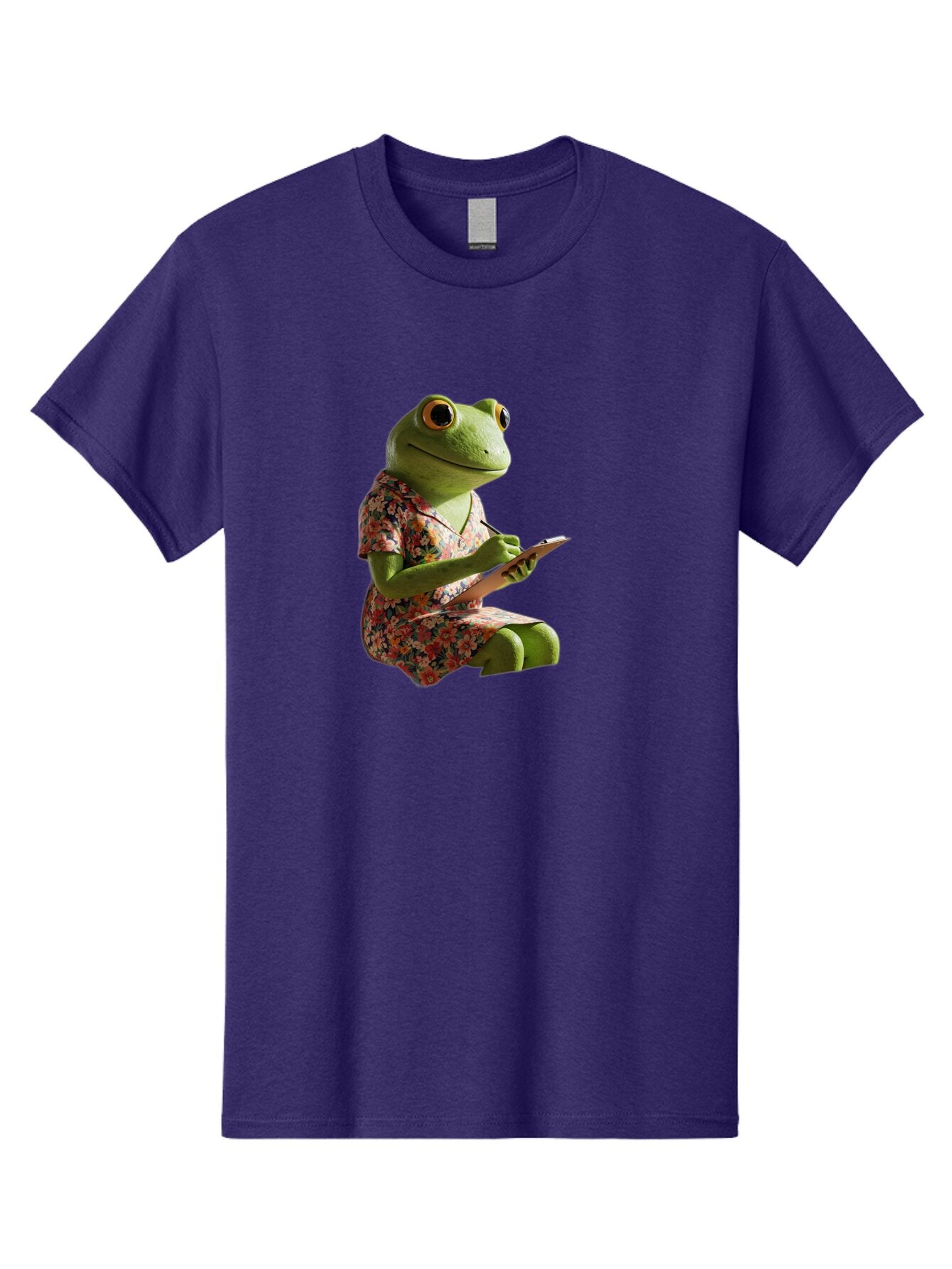 Frog-In-Floral-Dress Men'S Graphic Tee, 100% Cotton, Comfortable Casual Summer Wear, Machine Washable, Vintage Camera, Old Camera, Antique Camera, Black Camera, Classic Photography, Photography Equipment, Nostalgic Device, Film Camera, Bao440 3