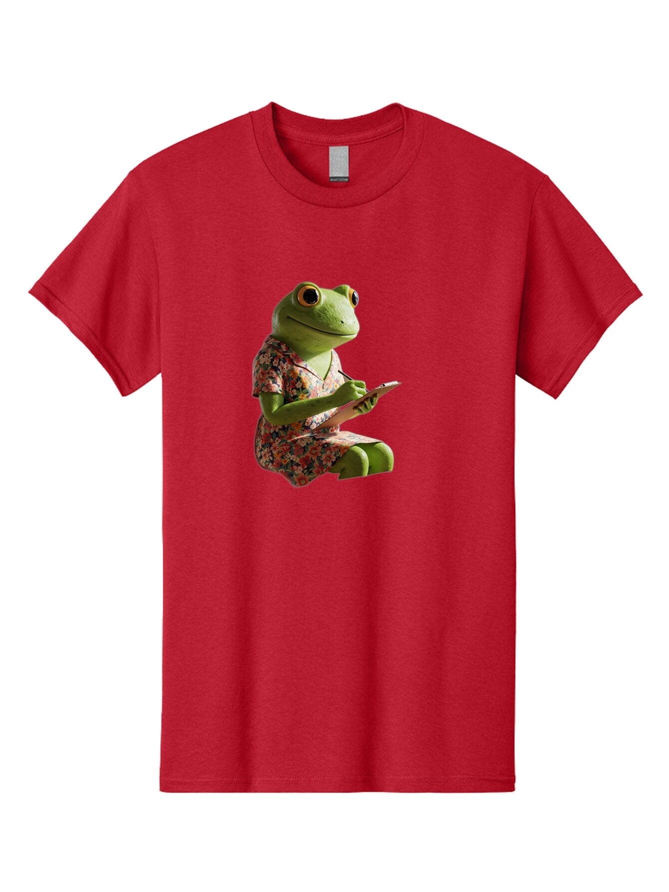 Frog-In-Floral-Dress Men'S Graphic Tee, 100% Cotton, Comfortable Casual Summer Wear, Machine Washable, Vintage Camera, Old Camera, Antique Camera, Black Camera, Classic Photography, Photography Equipment, Nostalgic Device, Film Camera, Bao440