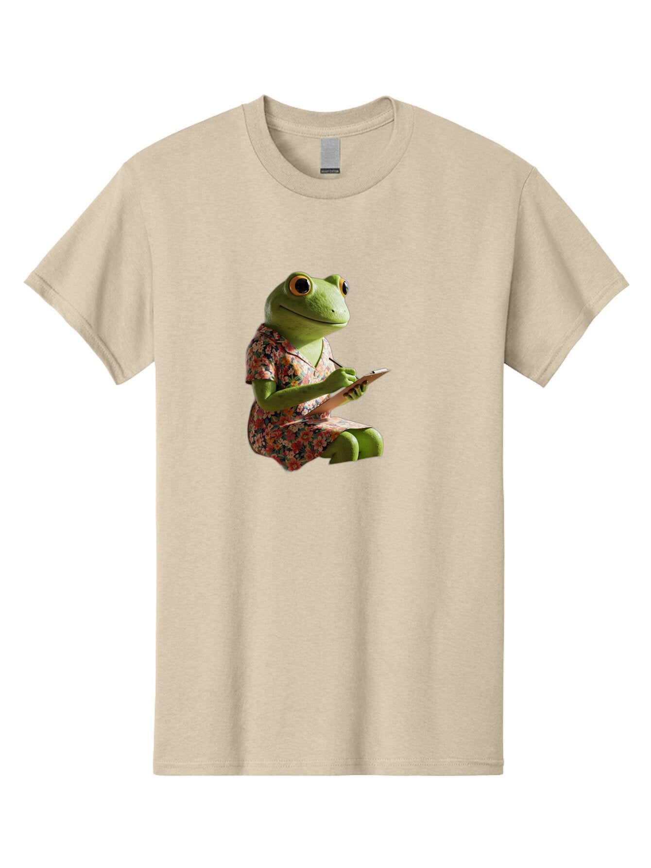 Frog-In-Floral-Dress Men'S Graphic Tee, 100% Cotton, Comfortable Casual Summer Wear, Machine Washable, Vintage Camera, Old Camera, Antique Camera, Black Camera, Classic Photography, Photography Equipment, Nostalgic Device, Film Camera, Bao440 6