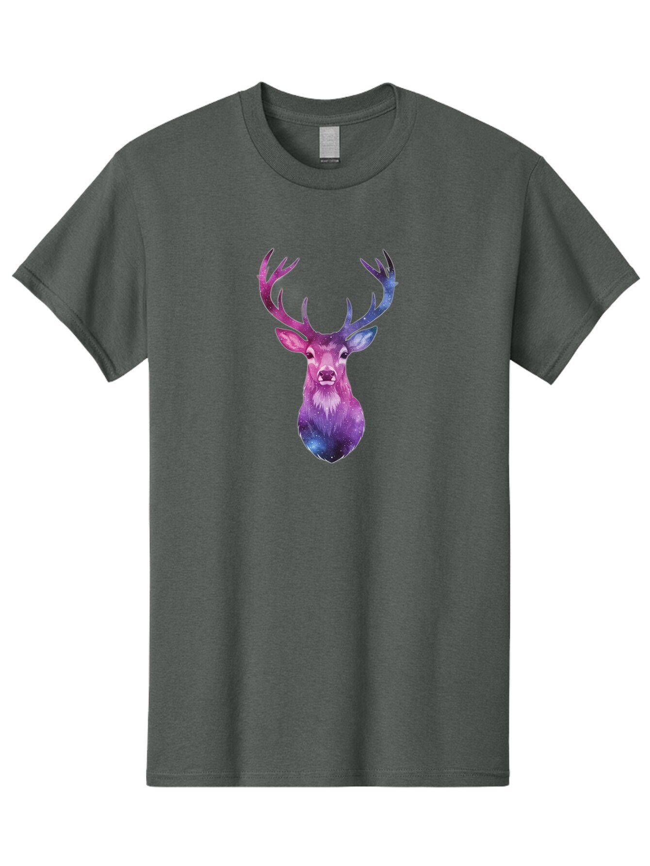 Galaxy-Deer-Head Men'S Graphic Tee, 100% Cotton, Comfortable Casual Summer Wear, Machine Washable, Vintage Camera, Old Camera, Antique Camera, Black Camera, Classic Photography, Photography Equipment, Nostalgic Device, Film Camera, Camera Art Bao448 3