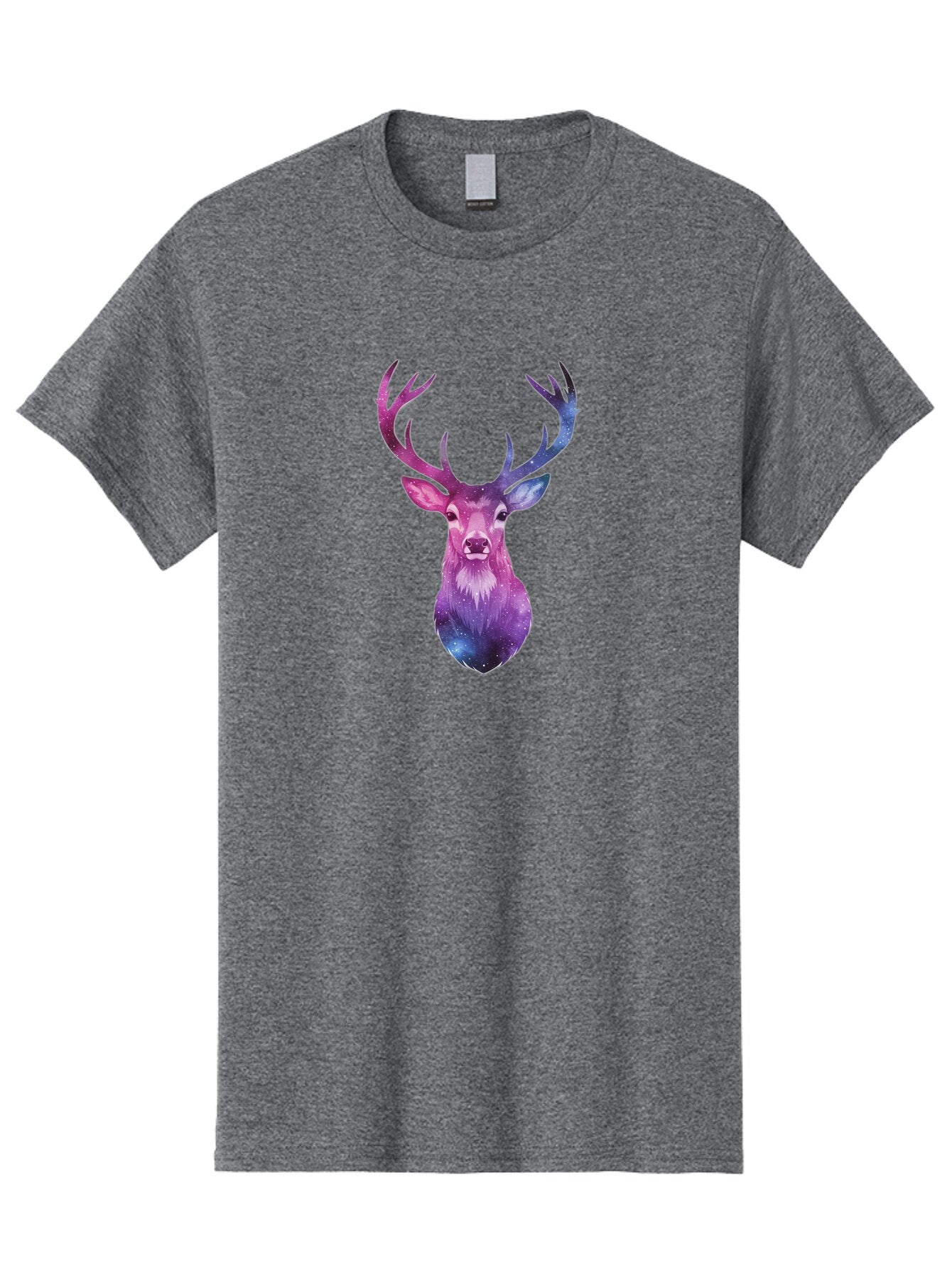 Galaxy-Deer-Head Men'S Graphic Tee, 100% Cotton, Comfortable Casual Summer Wear, Machine Washable, Vintage Camera, Old Camera, Antique Camera, Black Camera, Classic Photography, Photography Equipment, Nostalgic Device, Film Camera, Camera Art Bao448