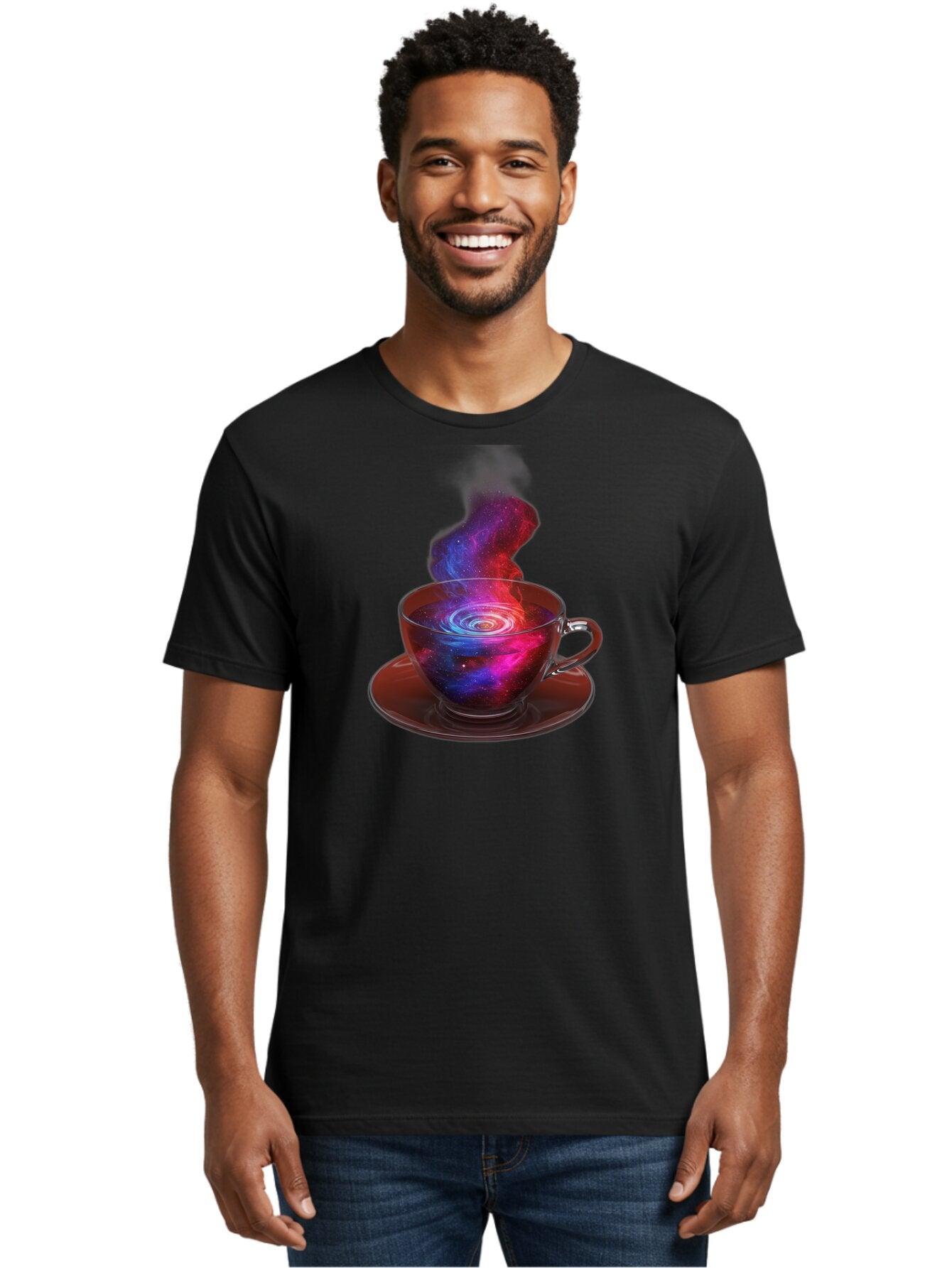 Galaxy-Tea-Cup Men'S Graphic Tee, 100% Cotton, Comfortable Casual Summer Wear, Machine Washable, Vintage Camera, Old Camera, Antique Camera, Black Camera, Classic Photography, Photography Equipment, Nostalgic Device, Film Camera, Camera Art Bao449 23