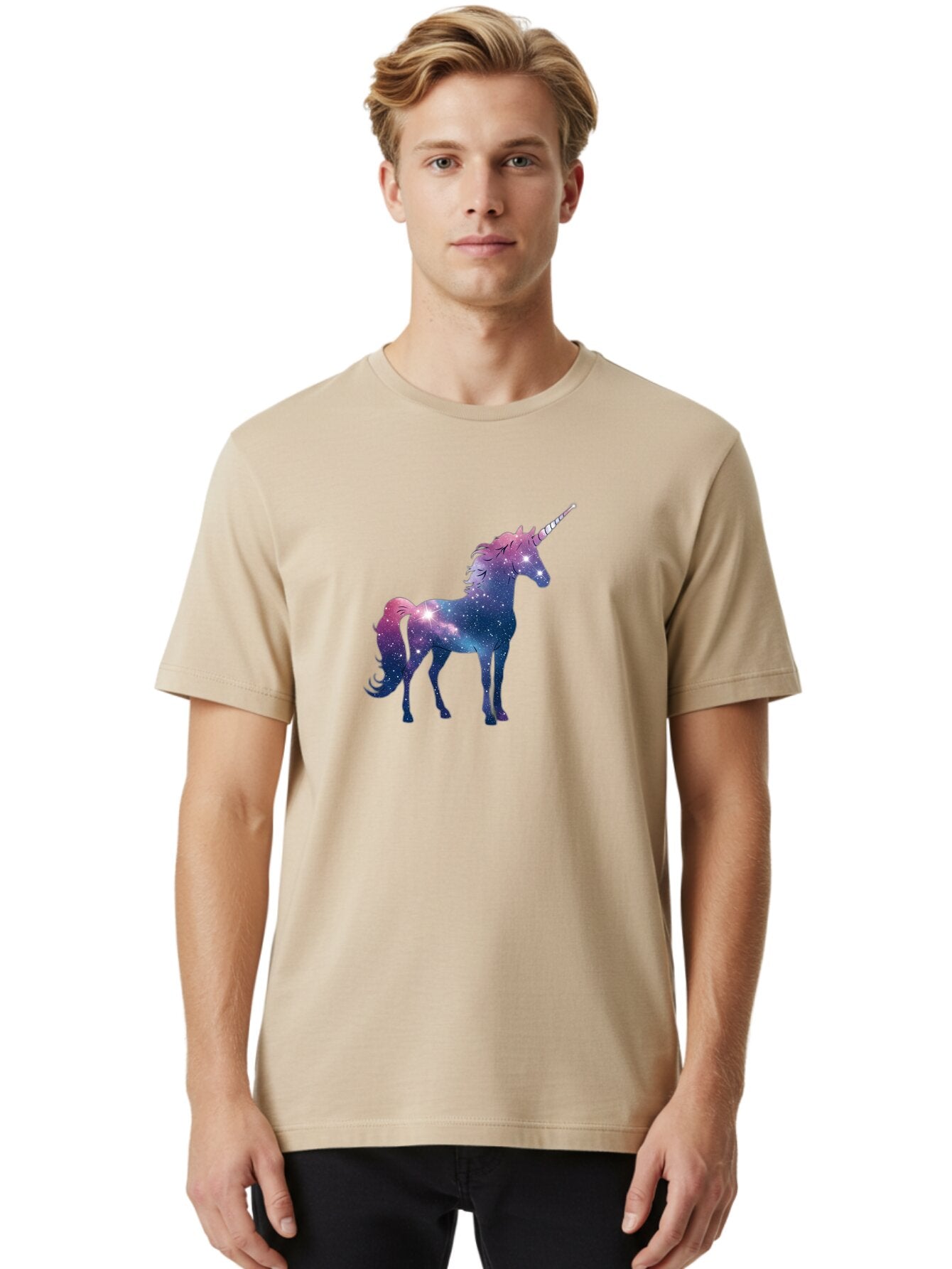 Galaxy-Unicorn Men'S Graphic Tee, 100% Cotton, Comfortable Casual Summer Wear, Machine Washable, Vintage Camera, Old Camera, Antique Camera, Black Camera, Classic Photography, Photography Equipment, Nostalgic Device, Film Camera, Camera Art Bao450 25