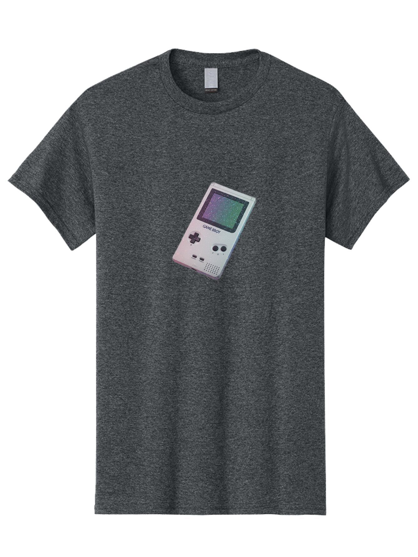 Game-Boy-1 Men'S Graphic Tee, 100% Cotton, Comfortable Casual Summer Wear, Machine Washable, Vintage Camera, Old Camera, Antique Camera, Black Camera, Classic Photography, Photography Equipment, Nostalgic Device, Film Camera, Camera Art Bao453 4