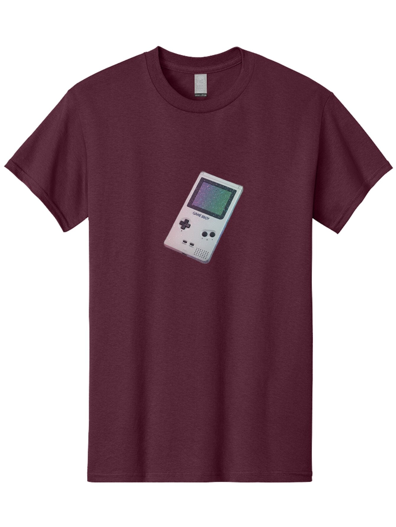 Game-Boy-1 Men'S Graphic Tee, 100% Cotton, Comfortable Casual Summer Wear, Machine Washable, Vintage Camera, Old Camera, Antique Camera, Black Camera, Classic Photography, Photography Equipment, Nostalgic Device, Film Camera, Camera Art Bao453 8