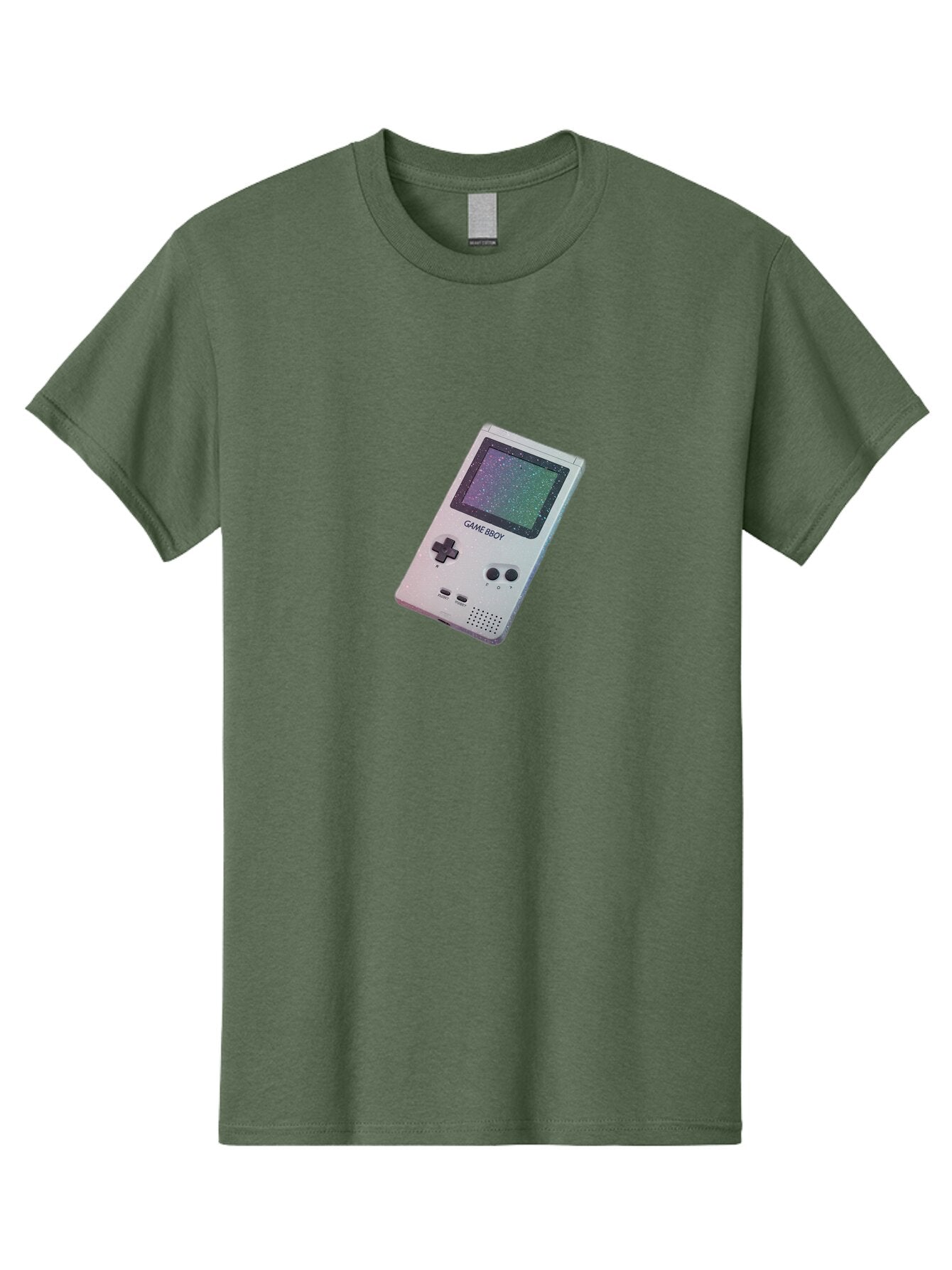 Game-Boy-1 Men'S Graphic Tee, 100% Cotton, Comfortable Casual Summer Wear, Machine Washable, Vintage Camera, Old Camera, Antique Camera, Black Camera, Classic Photography, Photography Equipment, Nostalgic Device, Film Camera, Camera Art Bao453 7