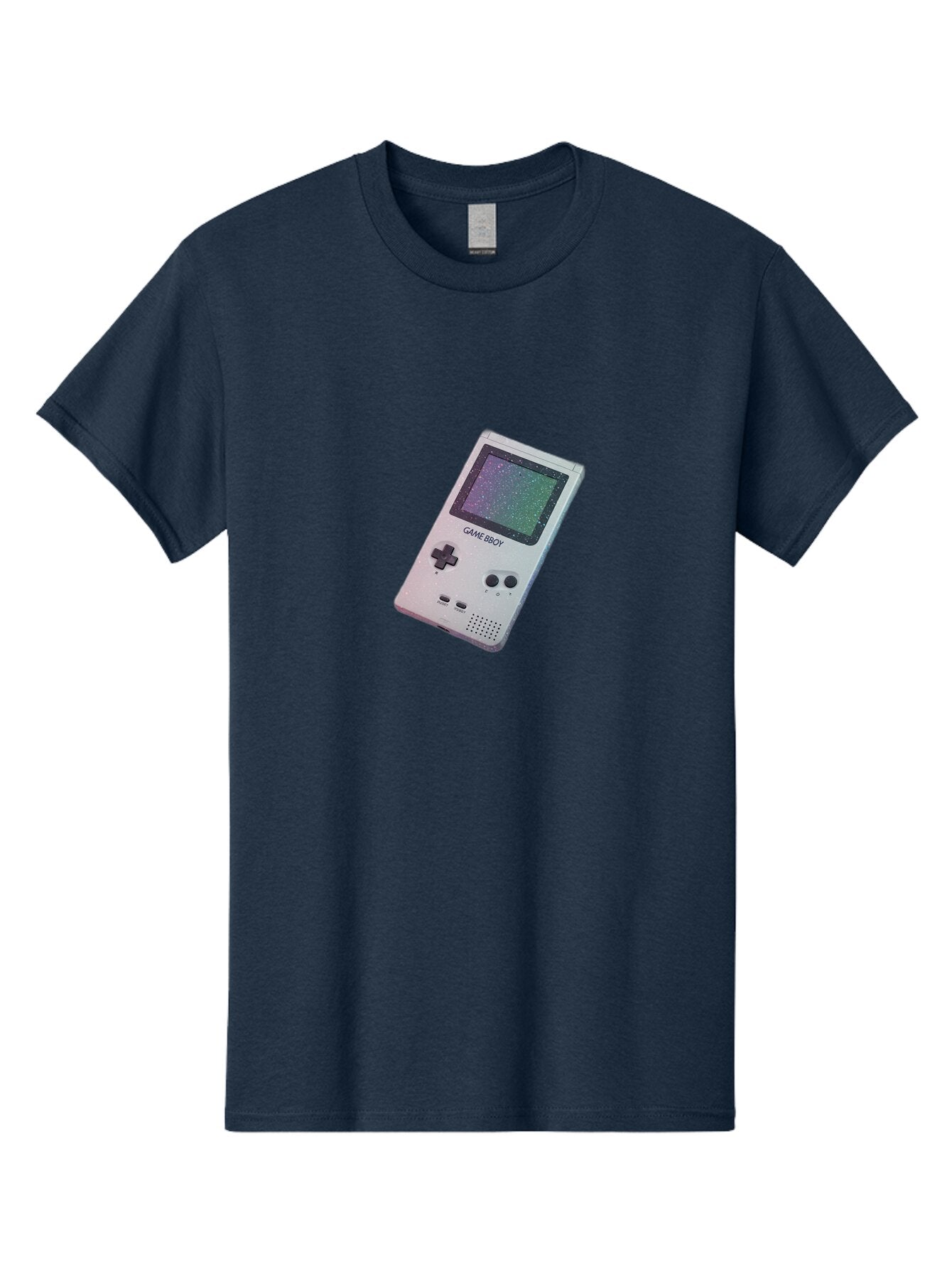 Game-Boy-1 Men'S Graphic Tee, 100% Cotton, Comfortable Casual Summer Wear, Machine Washable, Vintage Camera, Old Camera, Antique Camera, Black Camera, Classic Photography, Photography Equipment, Nostalgic Device, Film Camera, Camera Art Bao453