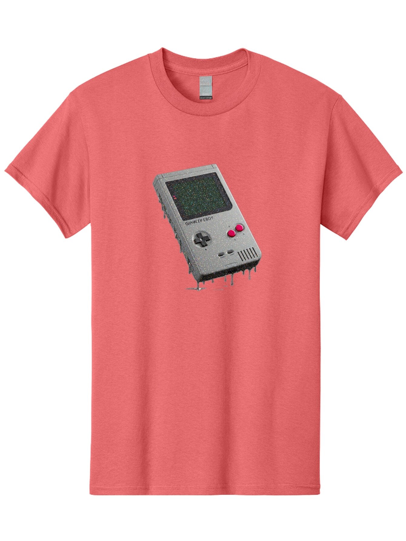 Game-Boy-2 Men'S Graphic Tee, 100% Cotton, Comfortable Casual Summer Wear, Machine Washable, Vintage Camera, Old Camera, Antique Camera, Black Camera, Classic Photography, Photography Equipment, Nostalgic Device, Film Camera, Camera Art Bao454 9