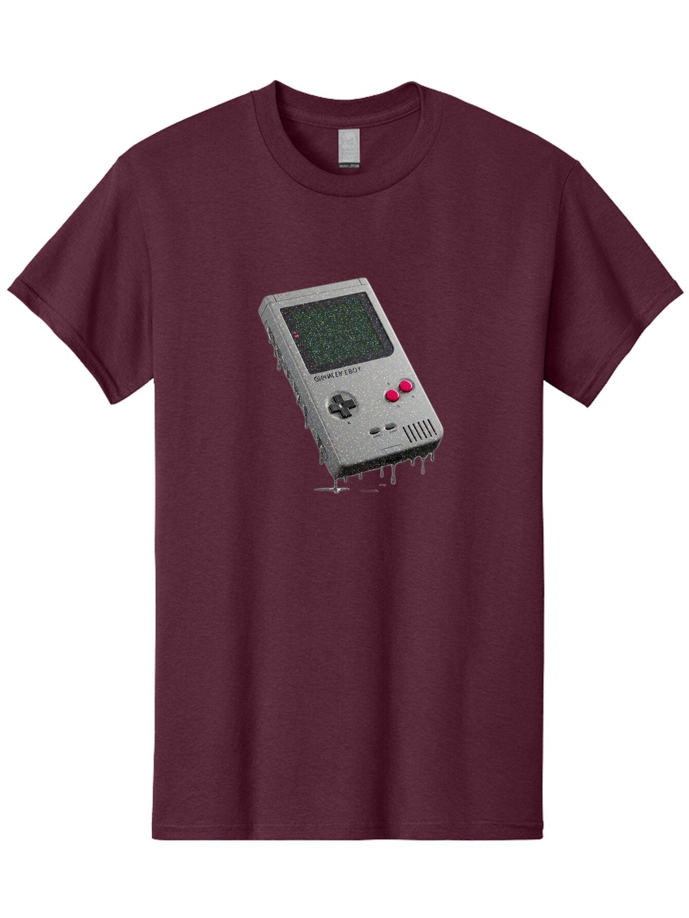 Game-Boy-2 Men'S Graphic Tee, 100% Cotton, Comfortable Casual Summer Wear, Machine Washable, Vintage Camera, Old Camera, Antique Camera, Black Camera, Classic Photography, Photography Equipment, Nostalgic Device, Film Camera, Camera Art Bao454 13