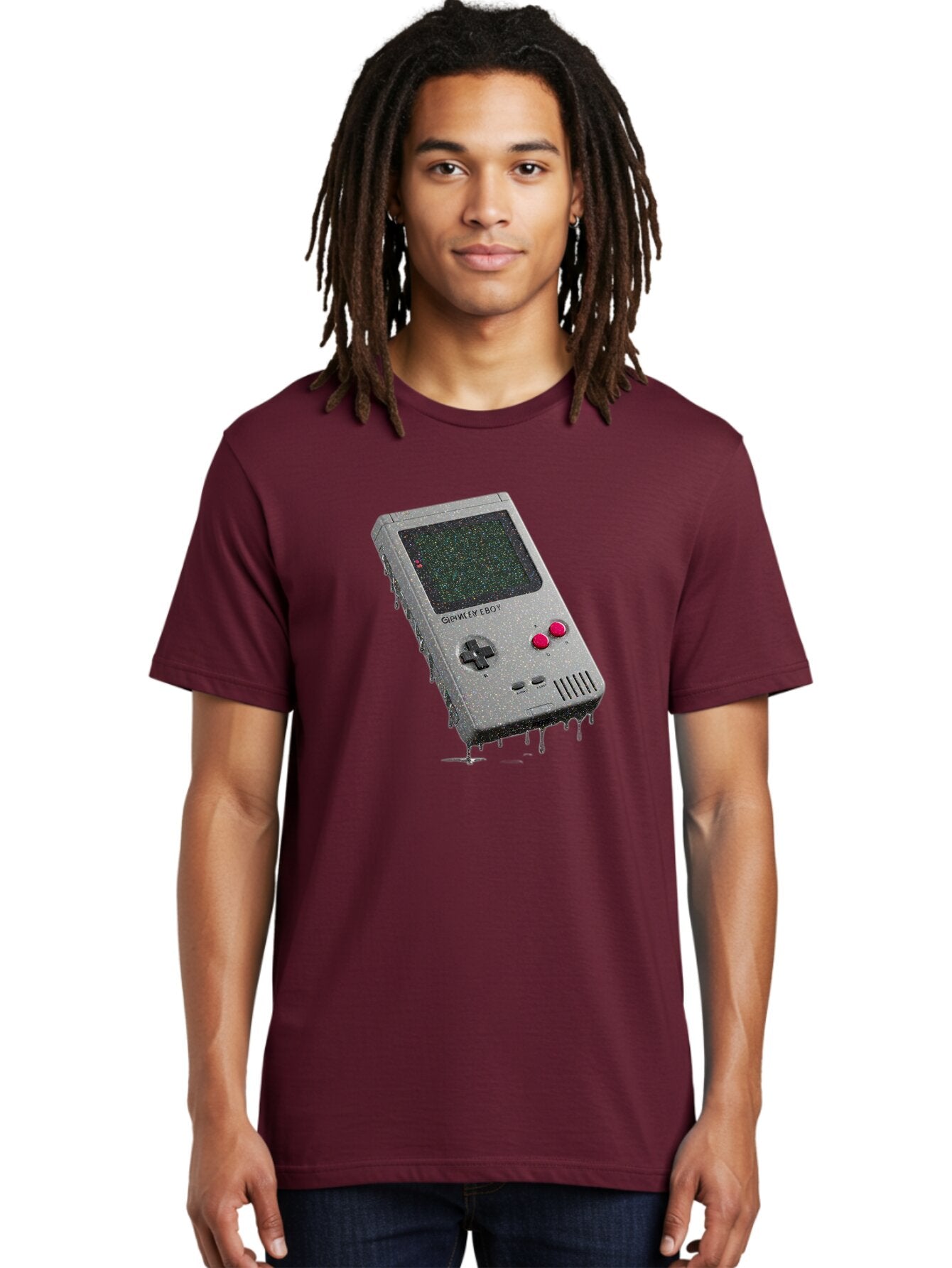 Game-Boy-2 Men'S Graphic Tee, 100% Cotton, Comfortable Casual Summer Wear, Machine Washable, Vintage Camera, Old Camera, Antique Camera, Black Camera, Classic Photography, Photography Equipment, Nostalgic Device, Film Camera, Camera Art Bao454 20