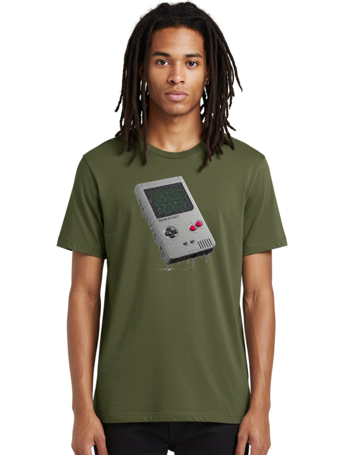 Game-Boy-2 Men'S Graphic Tee, 100% Cotton, Comfortable Casual Summer Wear, Machine Washable, Vintage Camera, Old Camera, Antique Camera, Black Camera, Classic Photography, Photography Equipment, Nostalgic Device, Film Camera, Camera Art Bao454 21