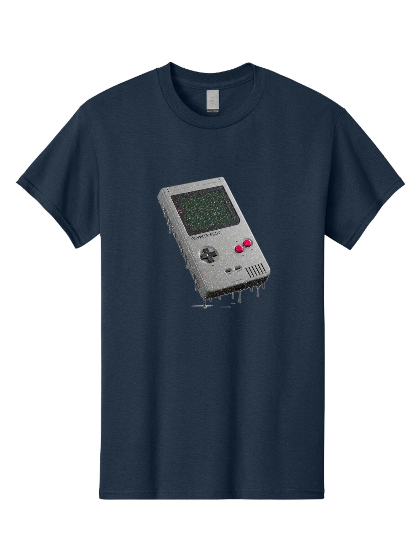 Game-Boy-2 Men'S Graphic Tee, 100% Cotton, Comfortable Casual Summer Wear, Machine Washable, Vintage Camera, Old Camera, Antique Camera, Black Camera, Classic Photography, Photography Equipment, Nostalgic Device, Film Camera, Camera Art Bao454 5