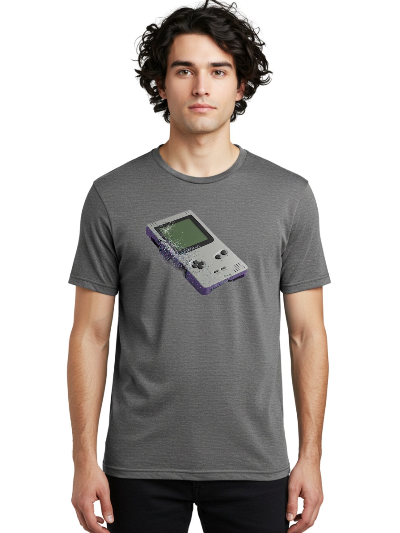 Game-Boy-3 Men'S Graphic Tee, 100% Cotton, Comfortable Casual Summer Wear, Machine Washable, Vintage Camera, Old Camera, Antique Camera, Black Camera, Classic Photography, Photography Equipment, Nostalgic Device, Film Camera, Camera Art Bao455 20