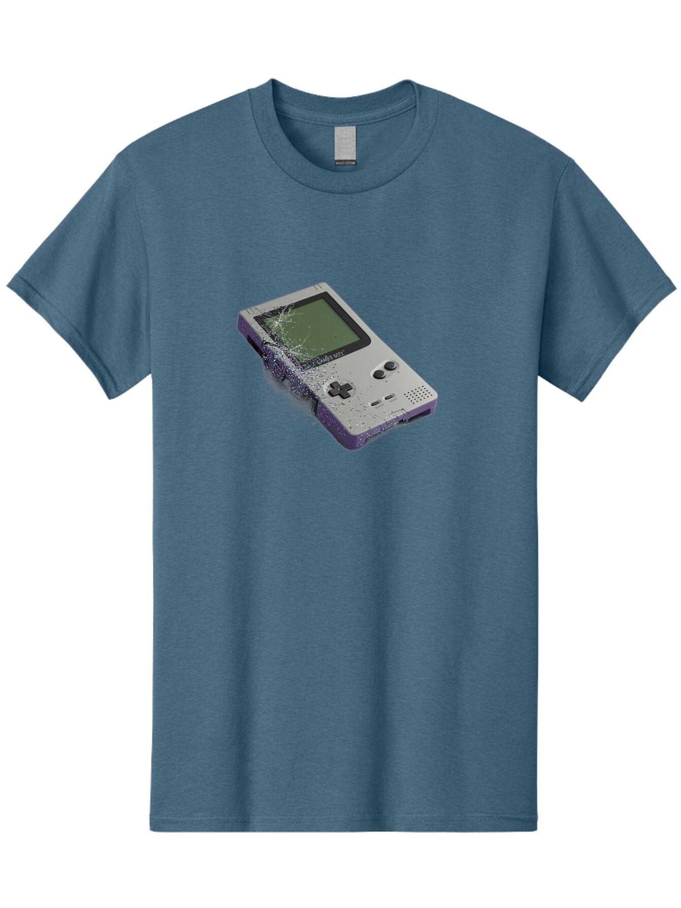 Game-Boy-3 Men'S Graphic Tee, 100% Cotton, Comfortable Casual Summer Wear, Machine Washable, Vintage Camera, Old Camera, Antique Camera, Black Camera, Classic Photography, Photography Equipment, Nostalgic Device, Film Camera, Camera Art Bao455 7
