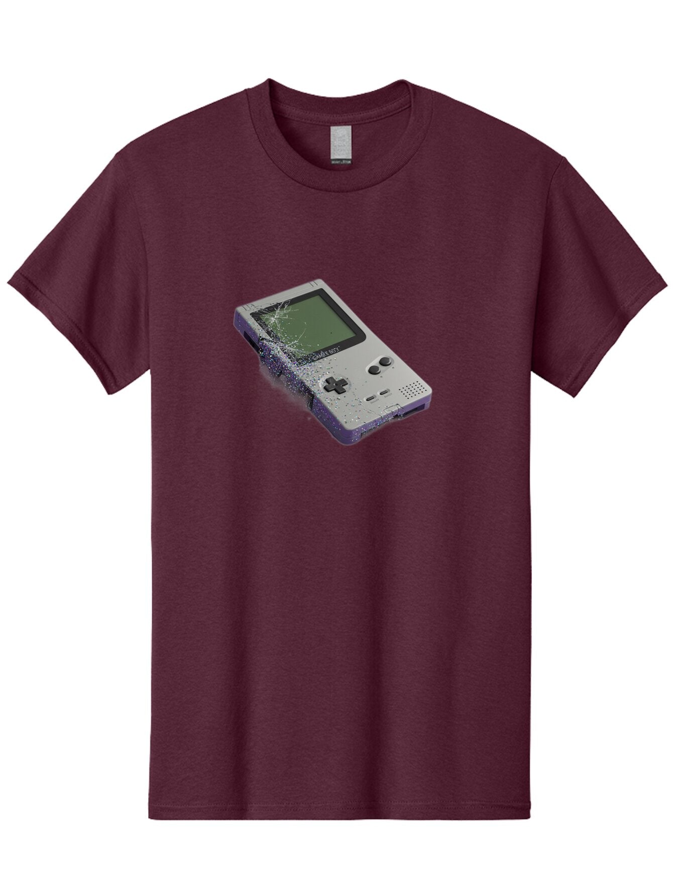 Game-Boy-3 Men'S Graphic Tee, 100% Cotton, Comfortable Casual Summer Wear, Machine Washable, Vintage Camera, Old Camera, Antique Camera, Black Camera, Classic Photography, Photography Equipment, Nostalgic Device, Film Camera, Camera Art Bao455
