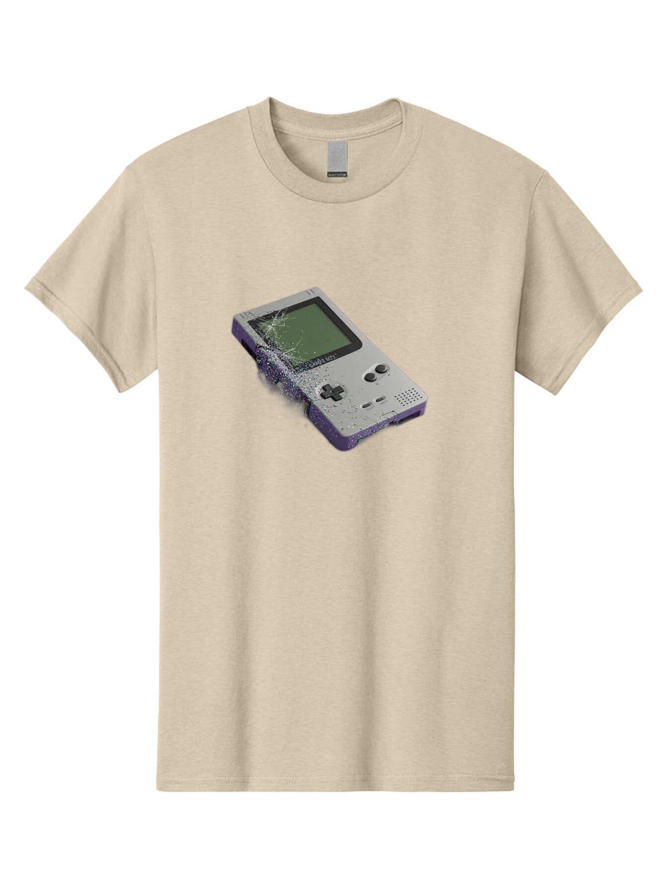 Game-Boy-3 Men'S Graphic Tee, 100% Cotton, Comfortable Casual Summer Wear, Machine Washable, Vintage Camera, Old Camera, Antique Camera, Black Camera, Classic Photography, Photography Equipment, Nostalgic Device, Film Camera, Camera Art Bao455