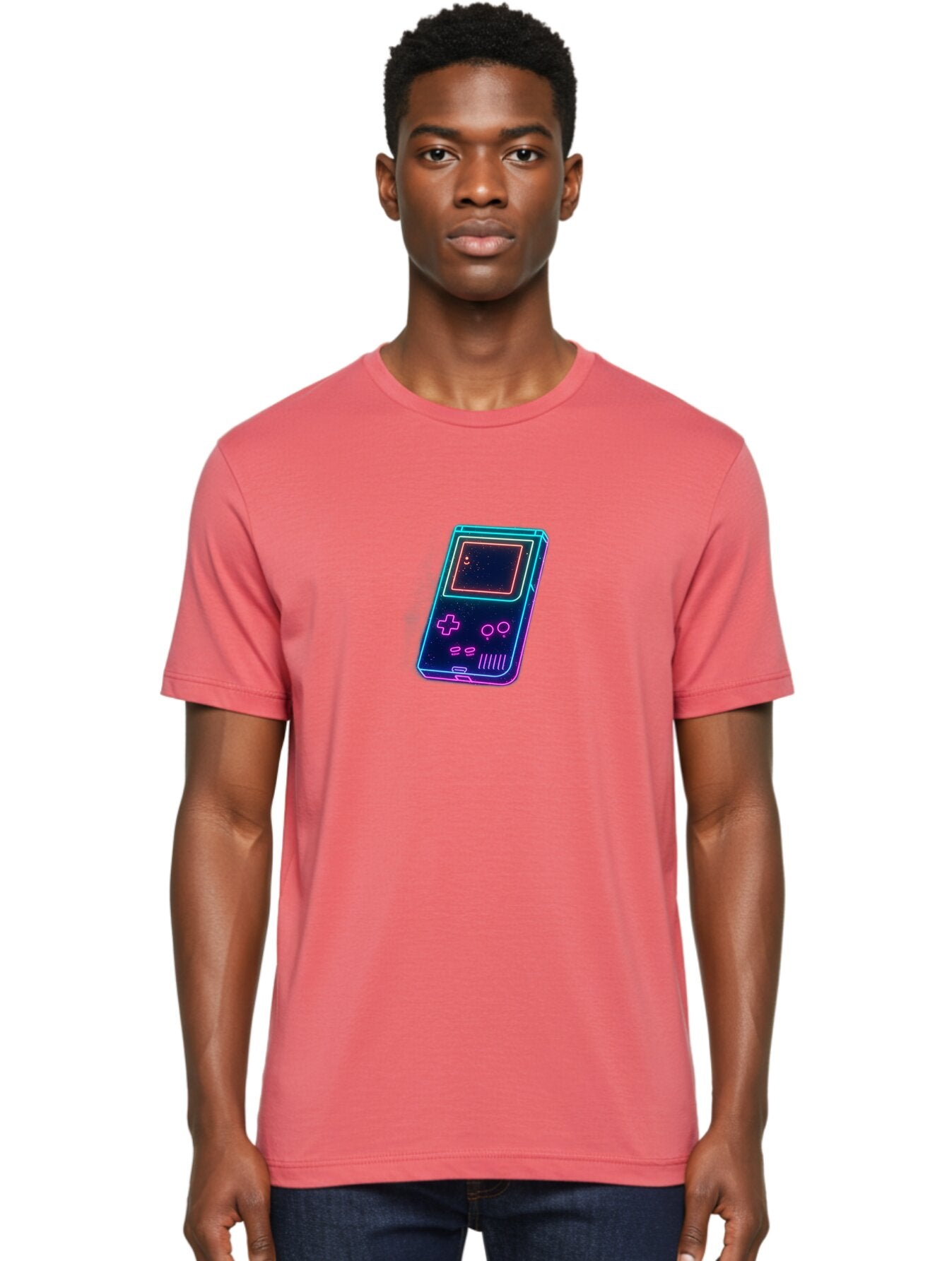 Game-Boy-4 Men'S Graphic Tee, 100% Cotton, Comfortable Casual Summer Wear, Machine Washable, Vintage Camera, Old Camera, Antique Camera, Black Camera, Classic Photography, Photography Equipment, Nostalgic Device, Film Camera, Camera Art Bao456 17