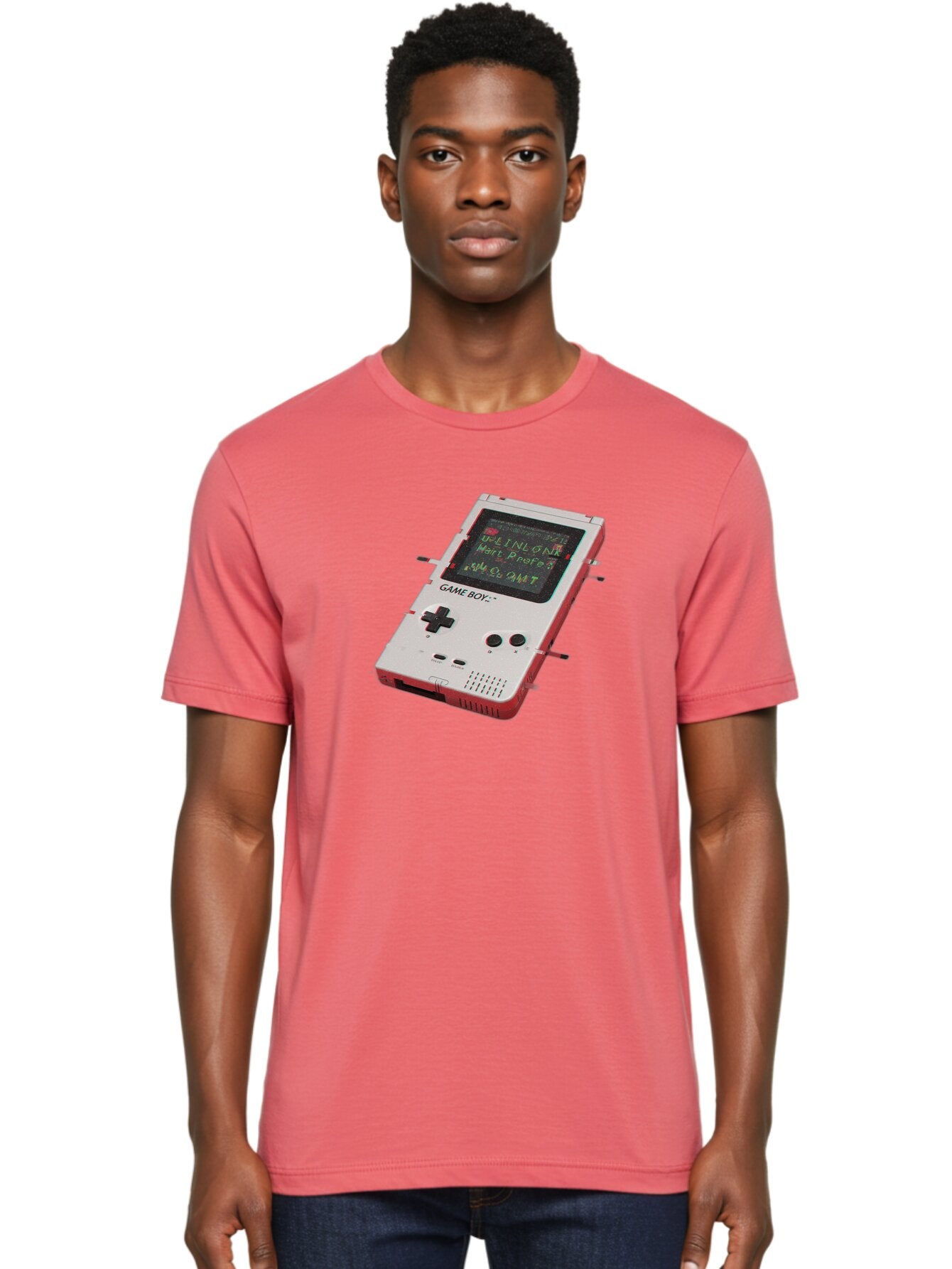 Game-Boy-5 Men'S Graphic Tee, 100% Cotton, Comfortable Casual Summer Wear, Machine Washable, Vintage Camera, Old Camera, Antique Camera, Black Camera, Classic Photography, Photography Equipment, Nostalgic Device, Film Camera, Camera Art Bao457 21