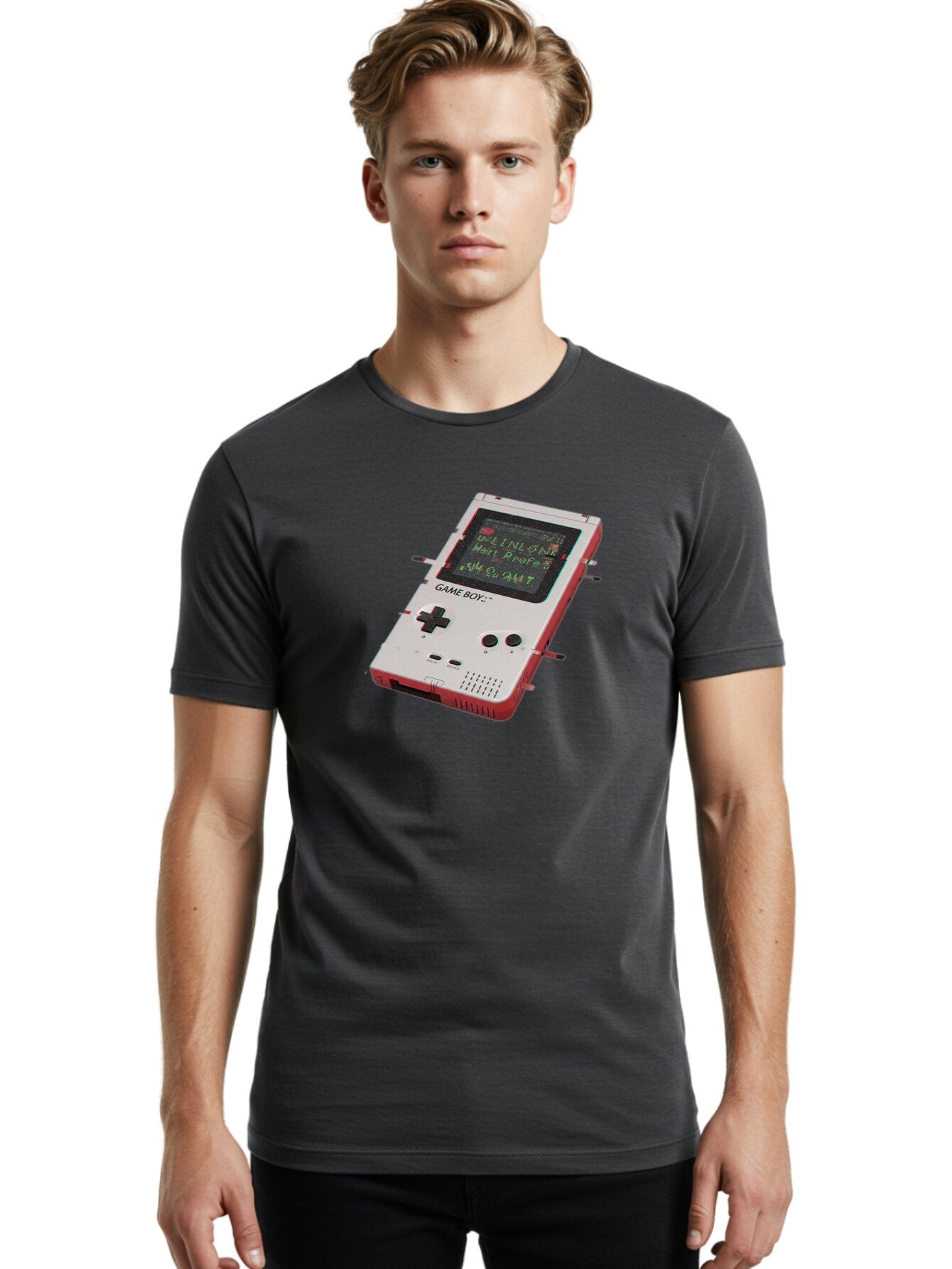 Game-Boy-5 Men'S Graphic Tee, 100% Cotton, Comfortable Casual Summer Wear, Machine Washable, Vintage Camera, Old Camera, Antique Camera, Black Camera, Classic Photography, Photography Equipment, Nostalgic Device, Film Camera, Camera Art Bao457 28