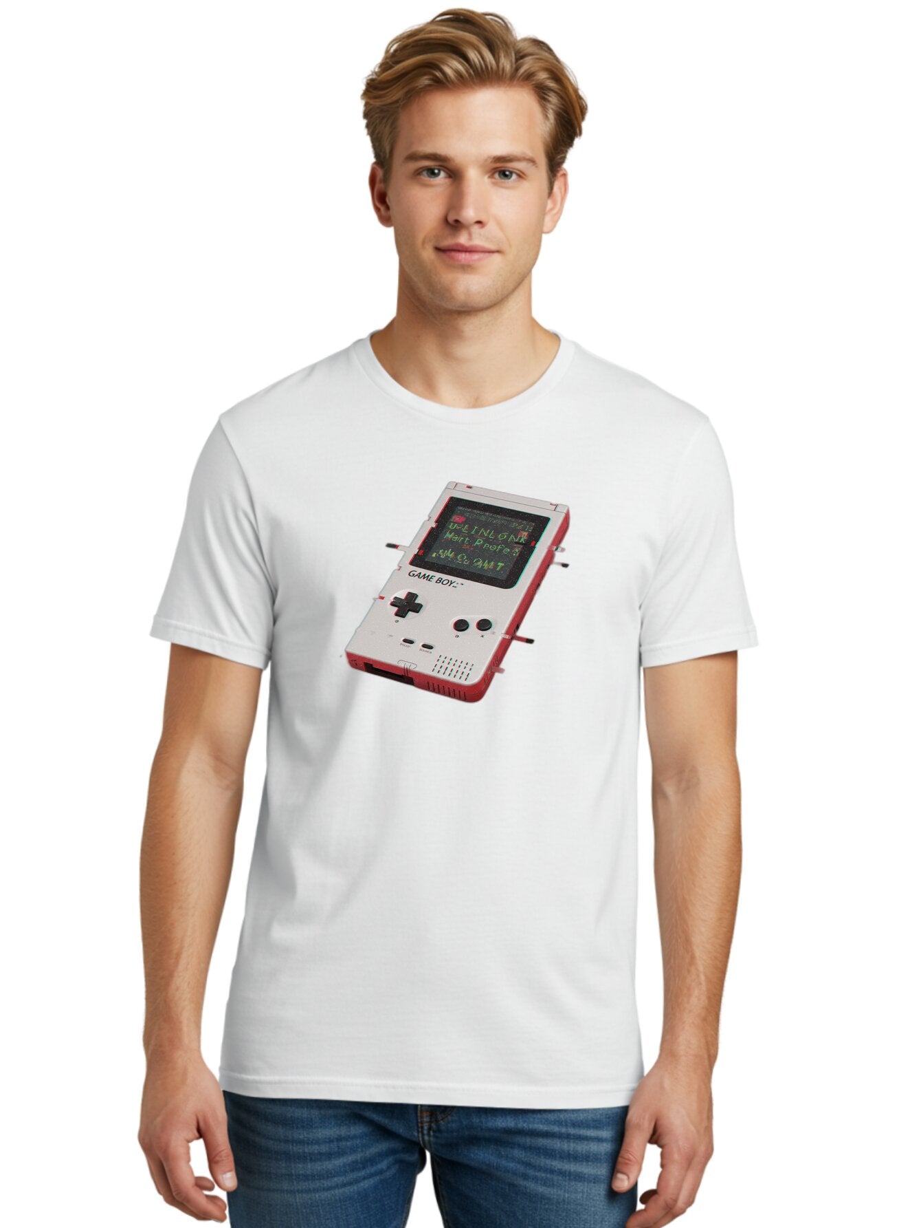 Game-Boy-5 Men'S Graphic Tee, 100% Cotton, Comfortable Casual Summer Wear, Machine Washable, Vintage Camera, Old Camera, Antique Camera, Black Camera, Classic Photography, Photography Equipment, Nostalgic Device, Film Camera, Camera Art Bao457 25