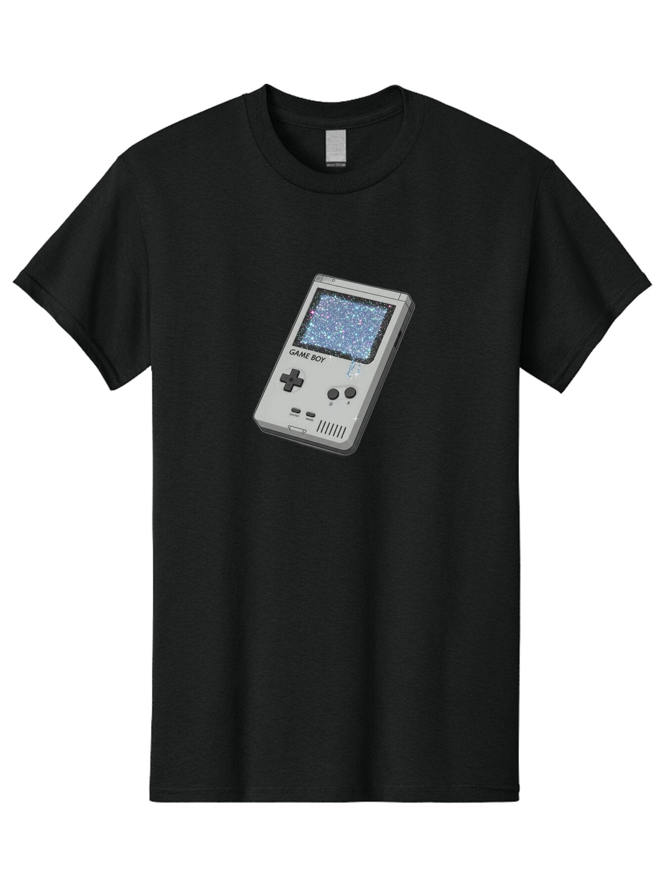 Game-Boy Men'S Graphic Tee, 100% Cotton, Comfortable Casual Summer Wear, Machine Washable, Vintage Camera, Old Camera, Antique Camera, Black Camera, Classic Photography, Photography Equipment, Nostalgic Device, Film Camera, Camera Art Bao458