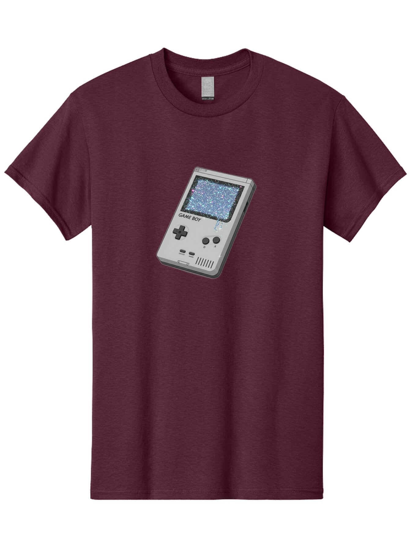 Game-Boy Men'S Graphic Tee, 100% Cotton, Comfortable Casual Summer Wear, Machine Washable, Vintage Camera, Old Camera, Antique Camera, Black Camera, Classic Photography, Photography Equipment, Nostalgic Device, Film Camera, Camera Art Bao458 7