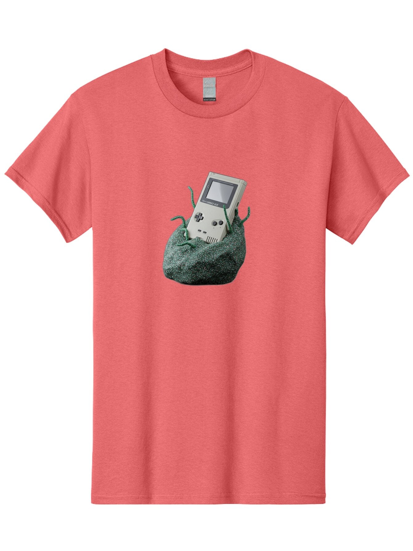 Gameboy-1 Men'S Graphic Tee, 100% Cotton, Comfortable Casual Summer Wear, Machine Washable, Vintage Camera, Old Camera, Antique Camera, Black Camera, Classic Photography, Photography Equipment, Nostalgic Device, Film Camera, Camera Art Bao459 6