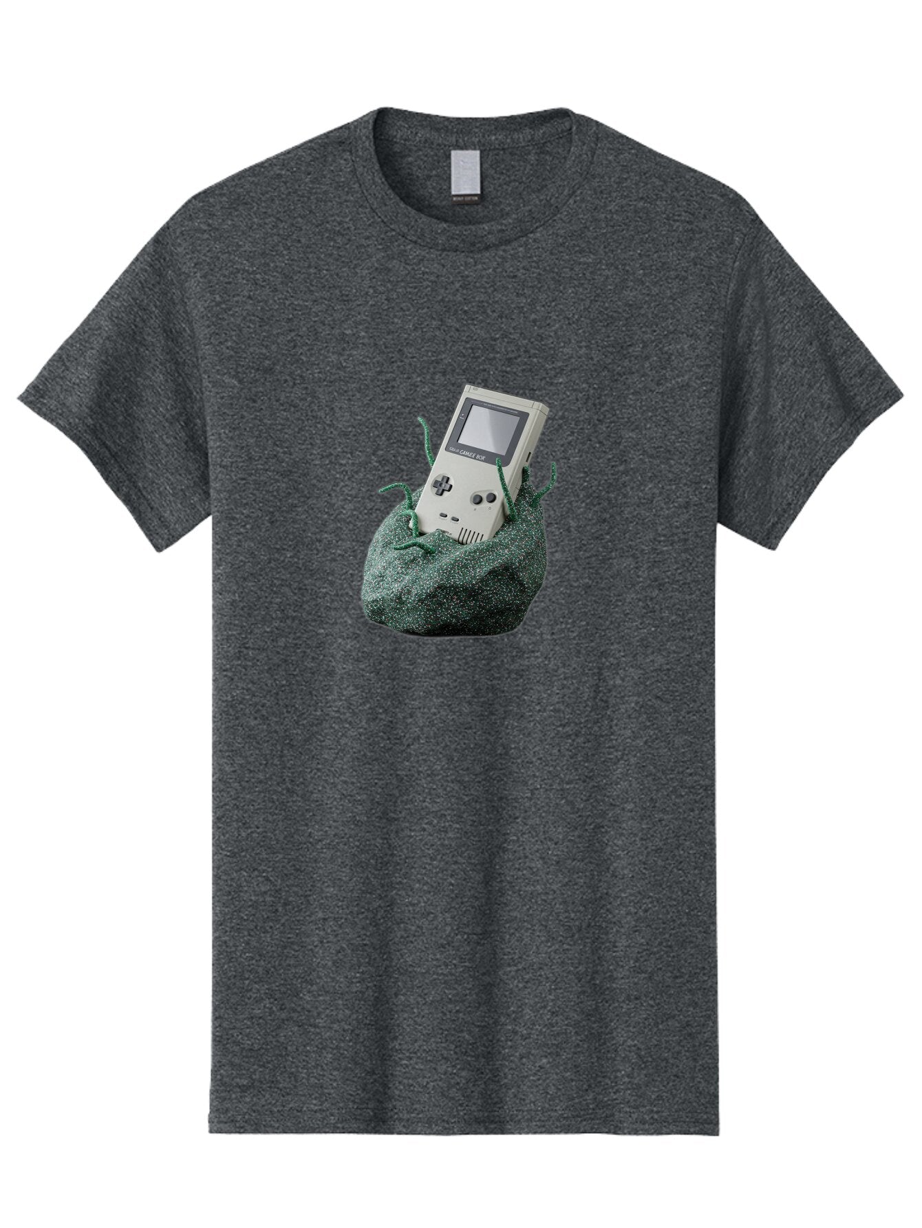 Gameboy-1 Men'S Graphic Tee, 100% Cotton, Comfortable Casual Summer Wear, Machine Washable, Vintage Camera, Old Camera, Antique Camera, Black Camera, Classic Photography, Photography Equipment, Nostalgic Device, Film Camera, Camera Art Bao459 3