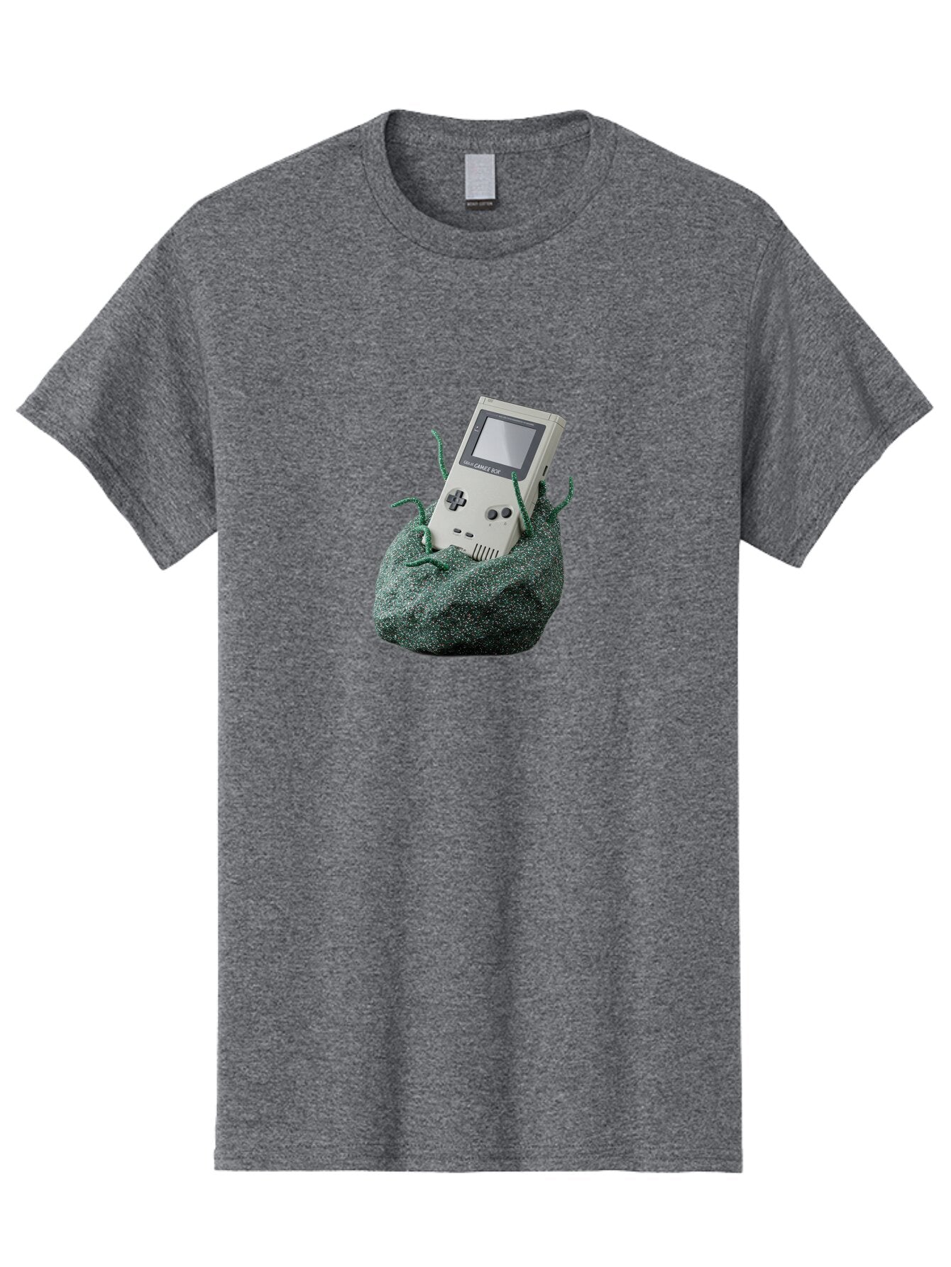 Gameboy-1 Men'S Graphic Tee, 100% Cotton, Comfortable Casual Summer Wear, Machine Washable, Vintage Camera, Old Camera, Antique Camera, Black Camera, Classic Photography, Photography Equipment, Nostalgic Device, Film Camera, Camera Art Bao459 7