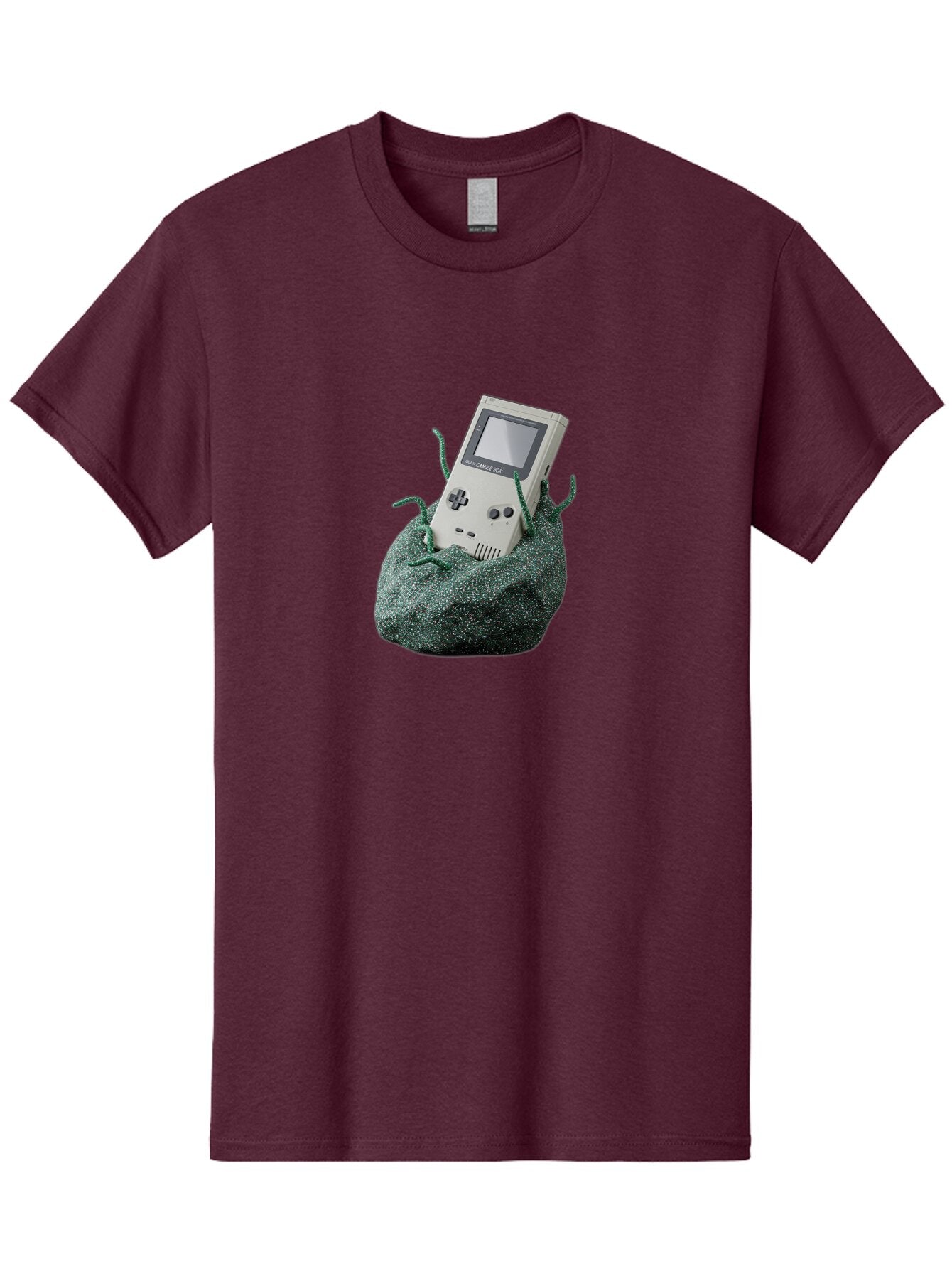 Gameboy-1 Men'S Graphic Tee, 100% Cotton, Comfortable Casual Summer Wear, Machine Washable, Vintage Camera, Old Camera, Antique Camera, Black Camera, Classic Photography, Photography Equipment, Nostalgic Device, Film Camera, Camera Art Bao459 9