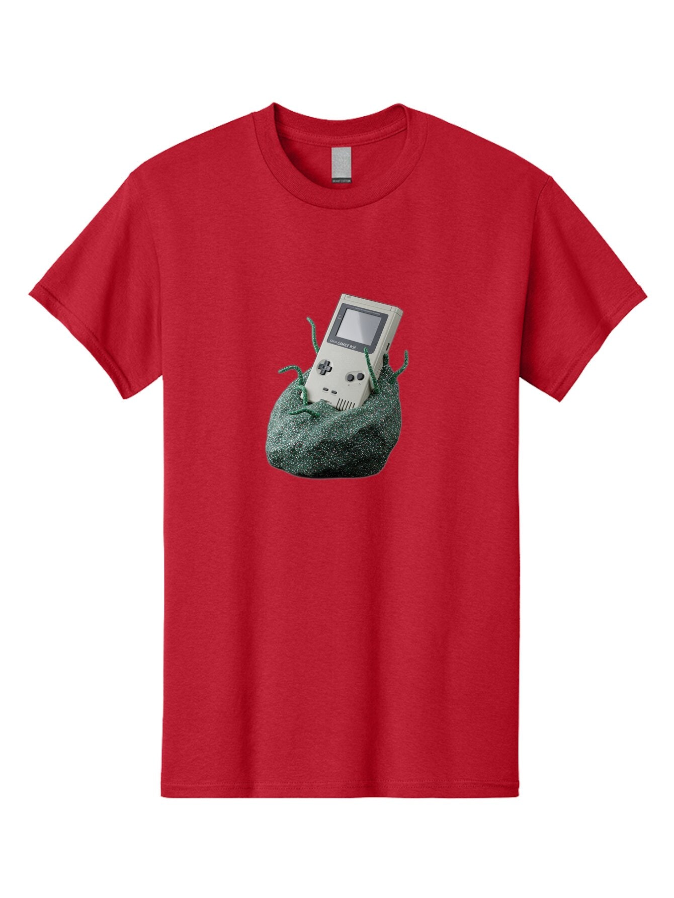 Gameboy-1 Men'S Graphic Tee, 100% Cotton, Comfortable Casual Summer Wear, Machine Washable, Vintage Camera, Old Camera, Antique Camera, Black Camera, Classic Photography, Photography Equipment, Nostalgic Device, Film Camera, Camera Art Bao459 13