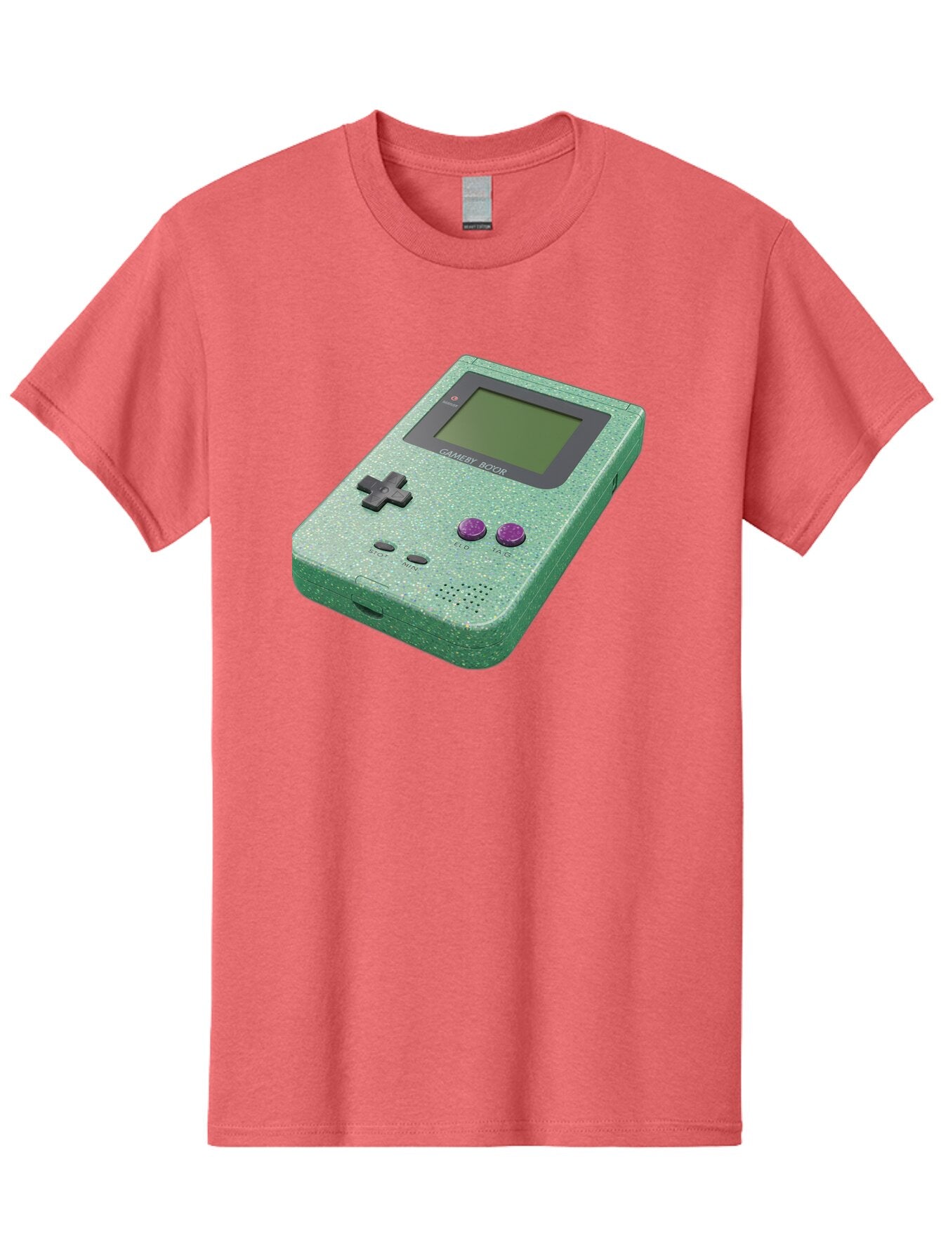 Gameboy-Boy Men'S Graphic Tee, 100% Cotton, Comfortable Casual Summer Wear, Machine Washable, Vintage Camera, Old Camera, Antique Camera, Black Camera, Classic Photography, Photography Equipment, Nostalgic Device, Film Camera, Camera Art Bao460 7