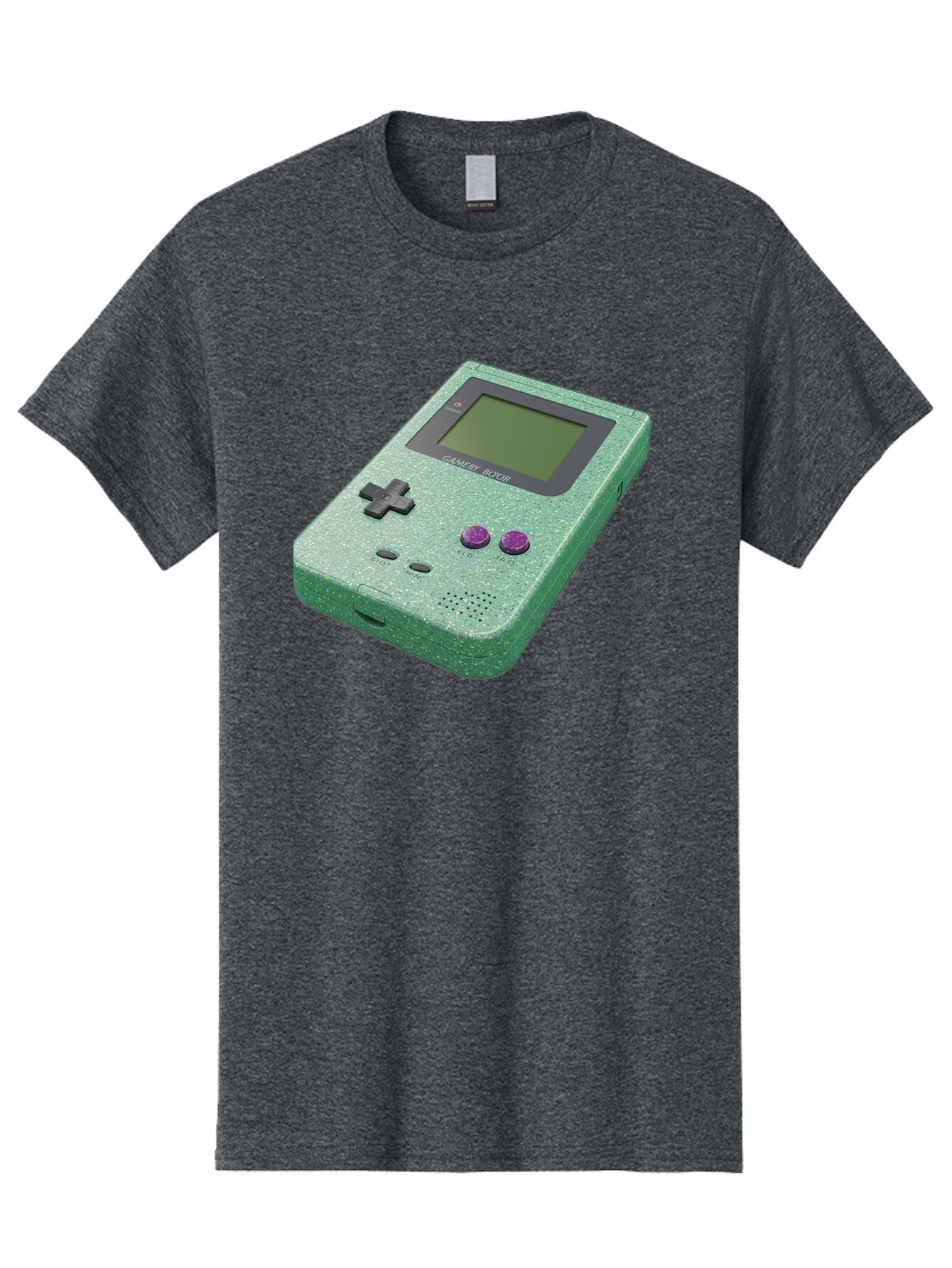 Gameboy-Boy Men'S Graphic Tee, 100% Cotton, Comfortable Casual Summer Wear, Machine Washable, Vintage Camera, Old Camera, Antique Camera, Black Camera, Classic Photography, Photography Equipment, Nostalgic Device, Film Camera, Camera Art Bao460 8