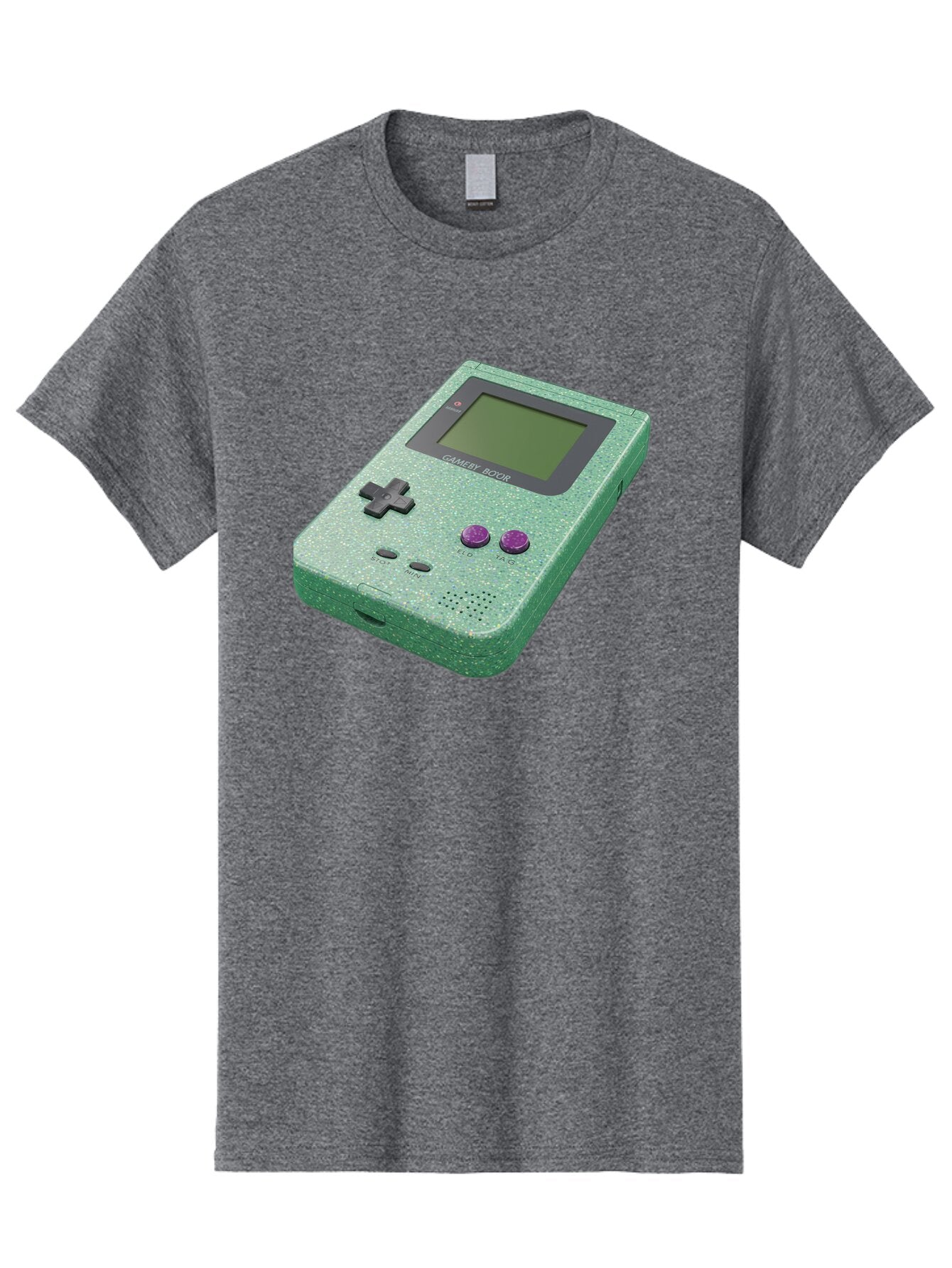 Gameboy-Boy Men'S Graphic Tee, 100% Cotton, Comfortable Casual Summer Wear, Machine Washable, Vintage Camera, Old Camera, Antique Camera, Black Camera, Classic Photography, Photography Equipment, Nostalgic Device, Film Camera, Camera Art Bao460 3