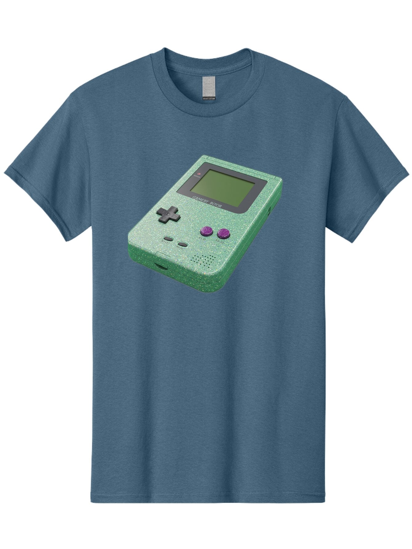 Gameboy-Boy Men'S Graphic Tee, 100% Cotton, Comfortable Casual Summer Wear, Machine Washable, Vintage Camera, Old Camera, Antique Camera, Black Camera, Classic Photography, Photography Equipment, Nostalgic Device, Film Camera, Camera Art Bao460