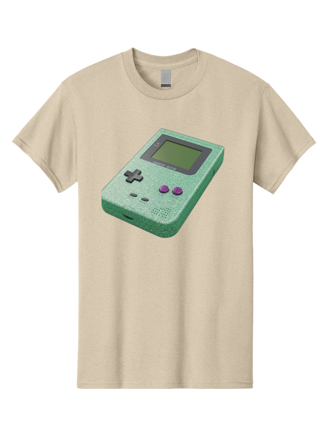 Gameboy-Boy Men'S Graphic Tee, 100% Cotton, Comfortable Casual Summer Wear, Machine Washable, Vintage Camera, Old Camera, Antique Camera, Black Camera, Classic Photography, Photography Equipment, Nostalgic Device, Film Camera, Camera Art Bao460