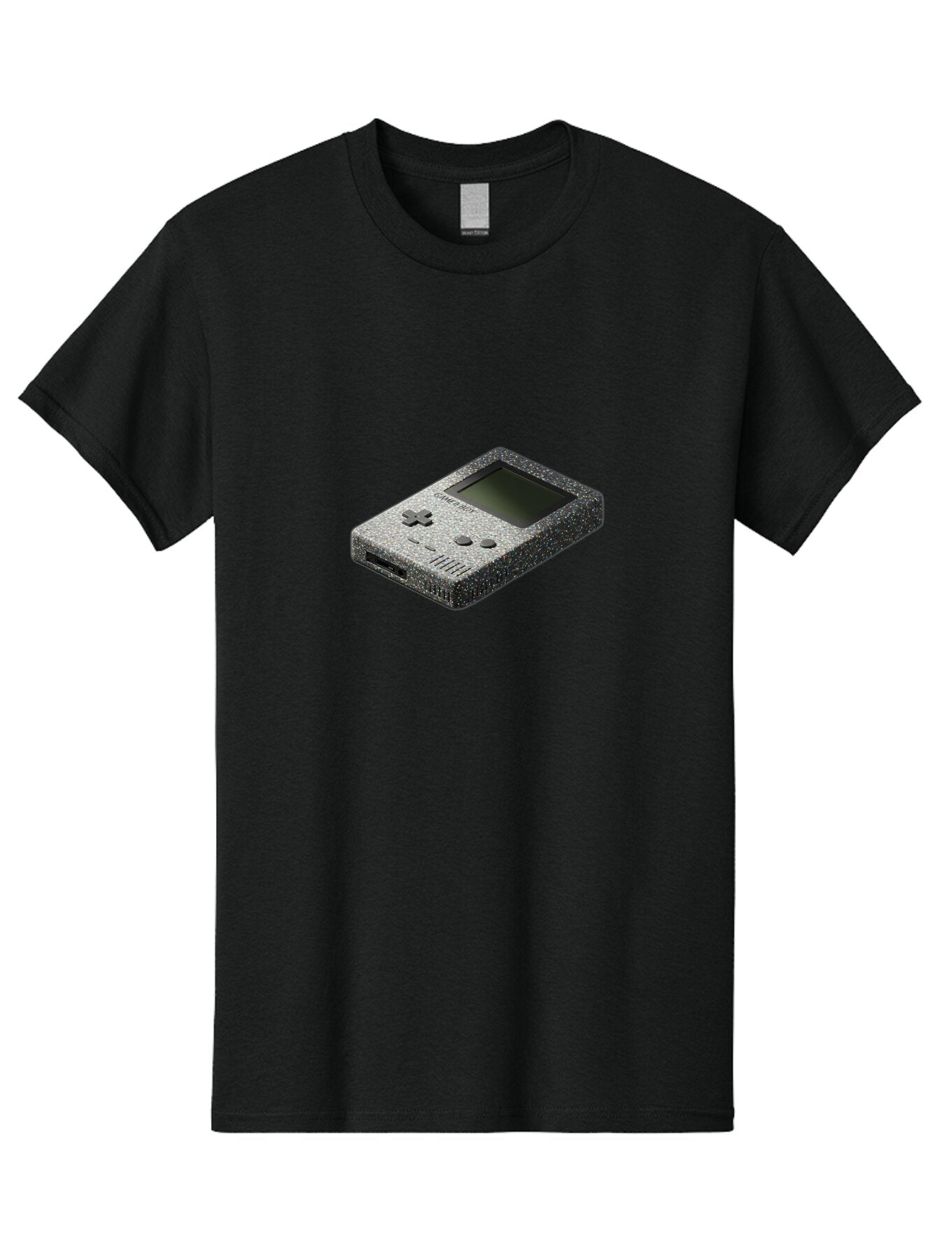 Gameboy Men'S Graphic Tee, 100% Cotton, Comfortable Casual Summer Wear, Machine Washable, Vintage Camera, Old Camera, Antique Camera, Black Camera, Classic Photography, Photography Equipment, Nostalgic Device, Film Camera, Camera Art Bao461 4