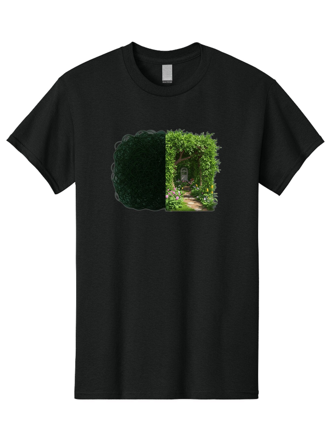 Garden-Pathway Men'S Graphic Tee, 100% Cotton, Comfortable Casual Summer Wear, Machine Washable, Vintage Camera, Old Camera, Antique Camera, Black Camera, Classic Photography, Photography Equipment, Nostalgic Device, Film Camera, Camera Art Bao467 15
