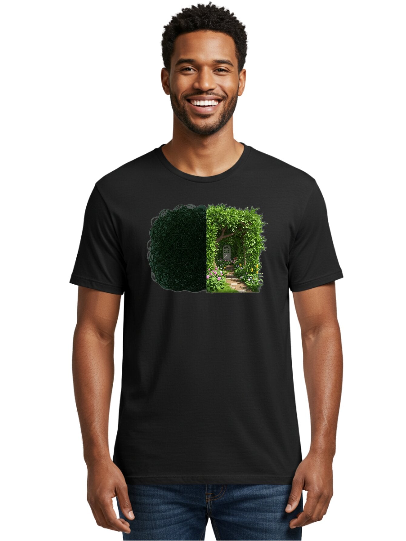 Garden-Pathway Men'S Graphic Tee, 100% Cotton, Comfortable Casual Summer Wear, Machine Washable, Vintage Camera, Old Camera, Antique Camera, Black Camera, Classic Photography, Photography Equipment, Nostalgic Device, Film Camera, Camera Art Bao467 30