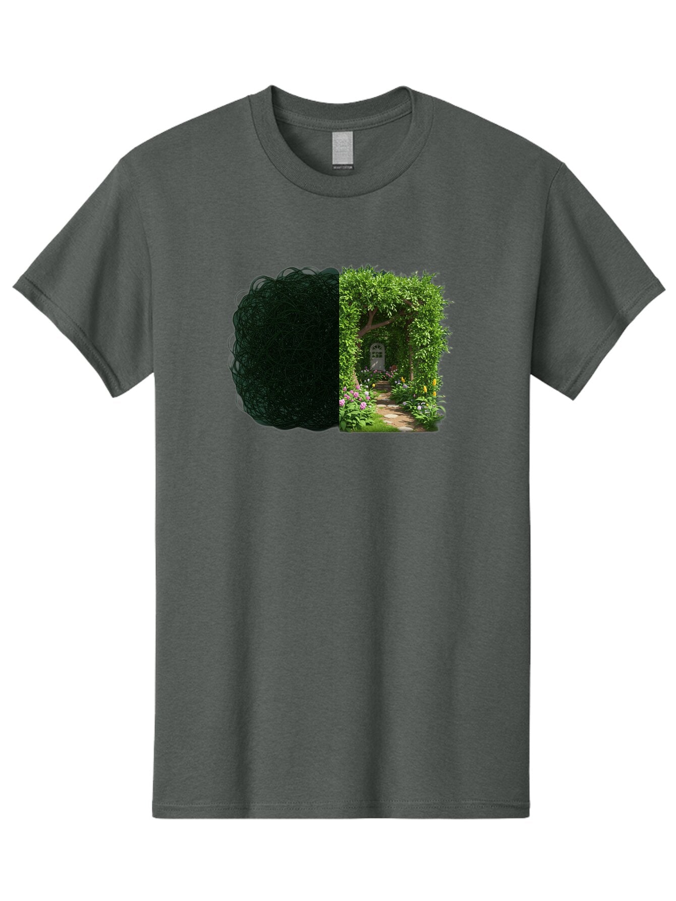 Garden-Pathway Men'S Graphic Tee, 100% Cotton, Comfortable Casual Summer Wear, Machine Washable, Vintage Camera, Old Camera, Antique Camera, Black Camera, Classic Photography, Photography Equipment, Nostalgic Device, Film Camera, Camera Art Bao467 6