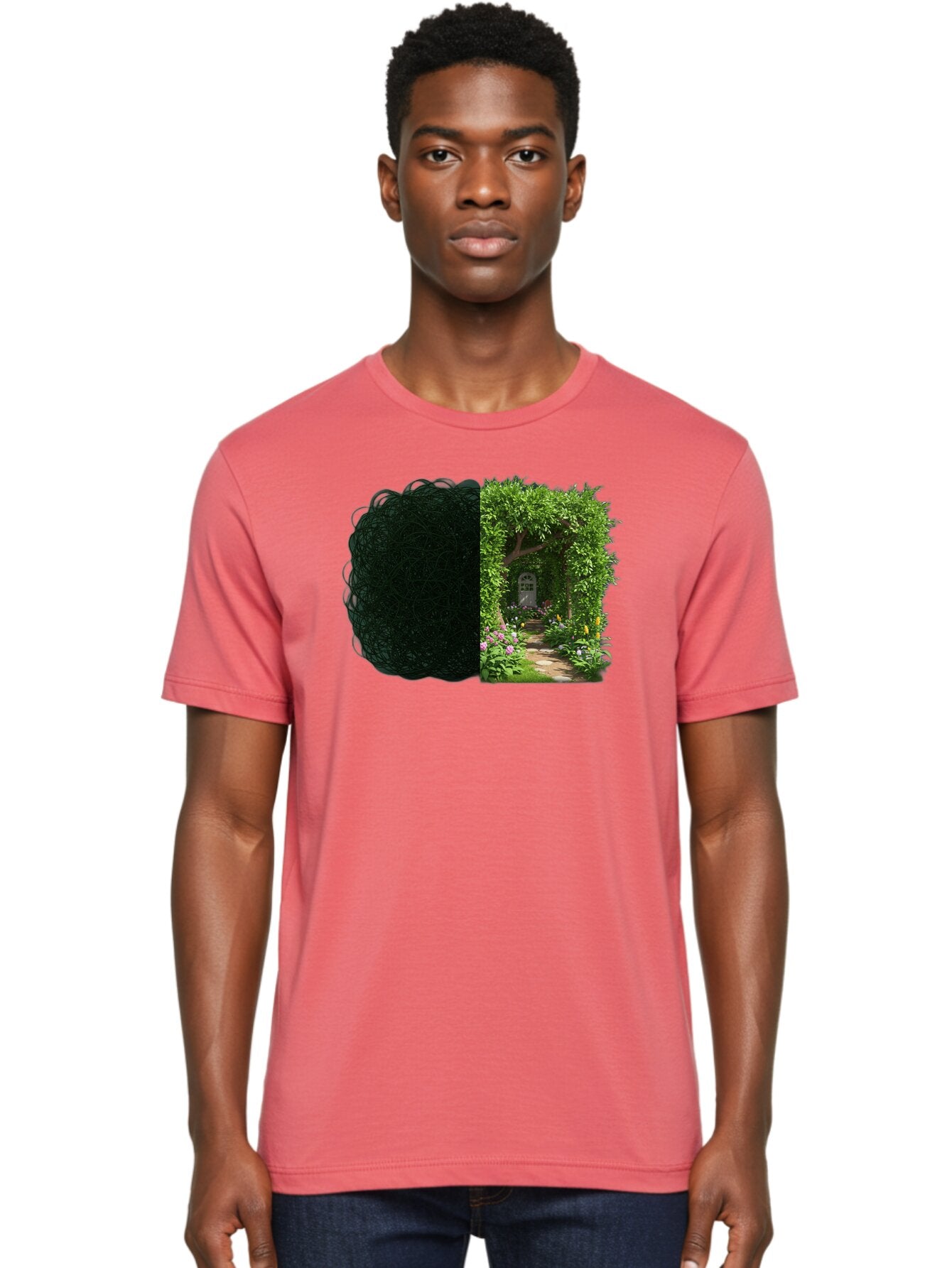 Garden-Pathway Men'S Graphic Tee, 100% Cotton, Comfortable Casual Summer Wear, Machine Washable, Vintage Camera, Old Camera, Antique Camera, Black Camera, Classic Photography, Photography Equipment, Nostalgic Device, Film Camera, Camera Art Bao467 17